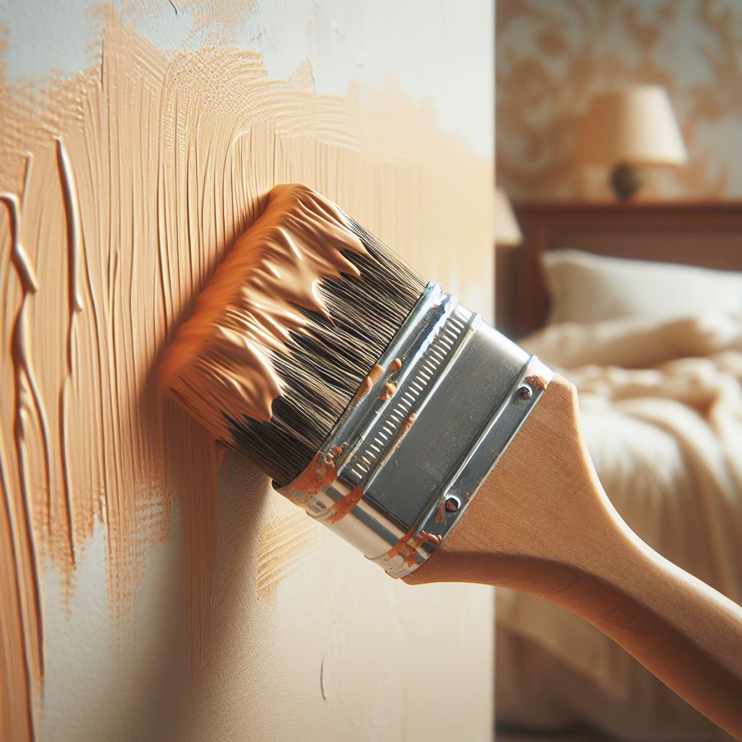 ansonia peach paint brush