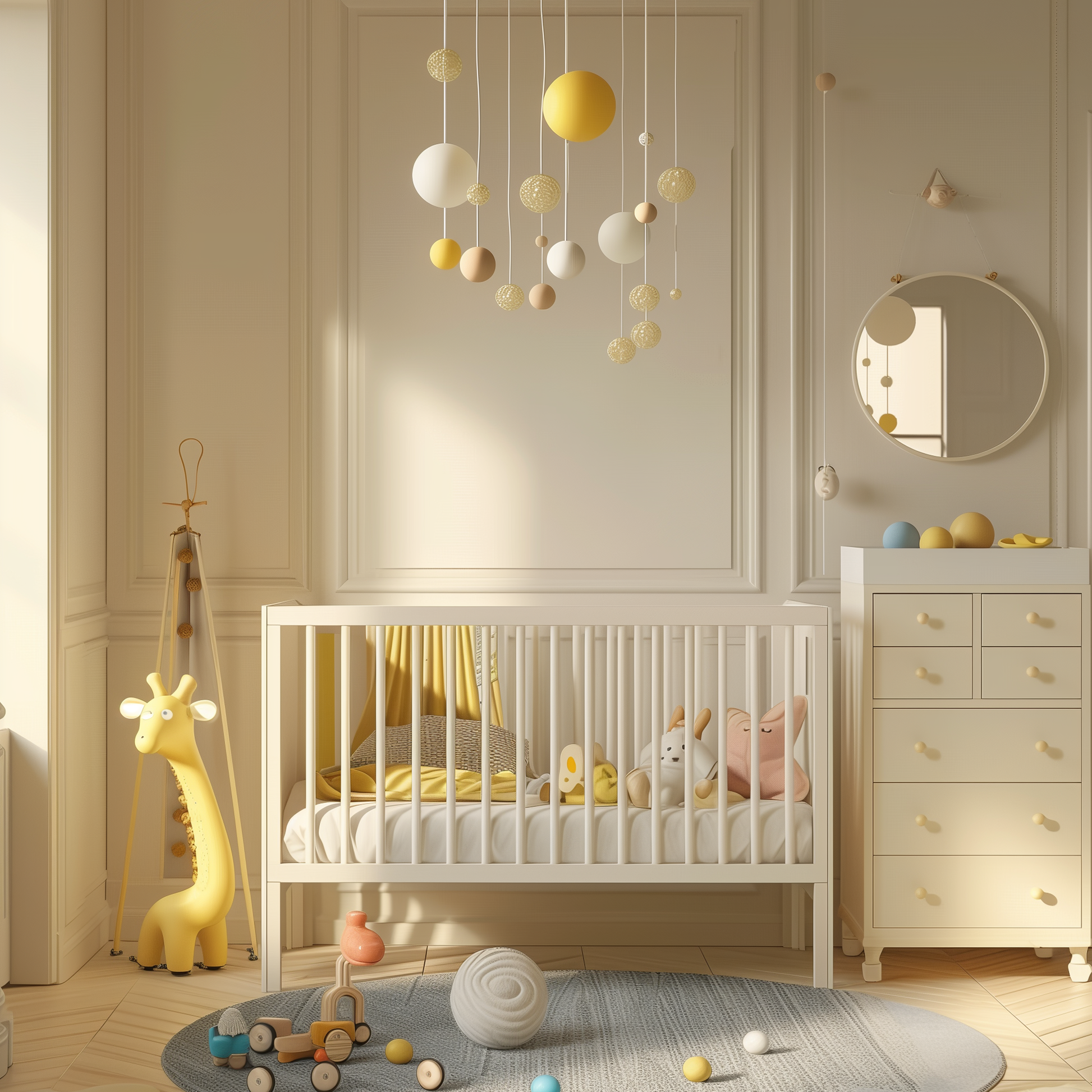 antique lace painted nursery