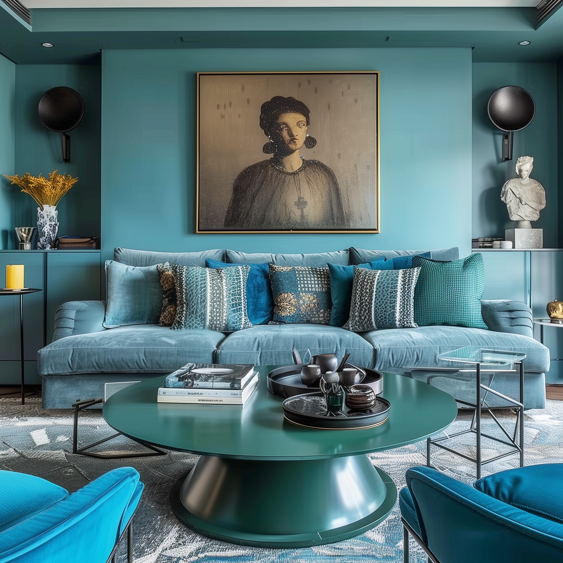 aspen skies painted living room