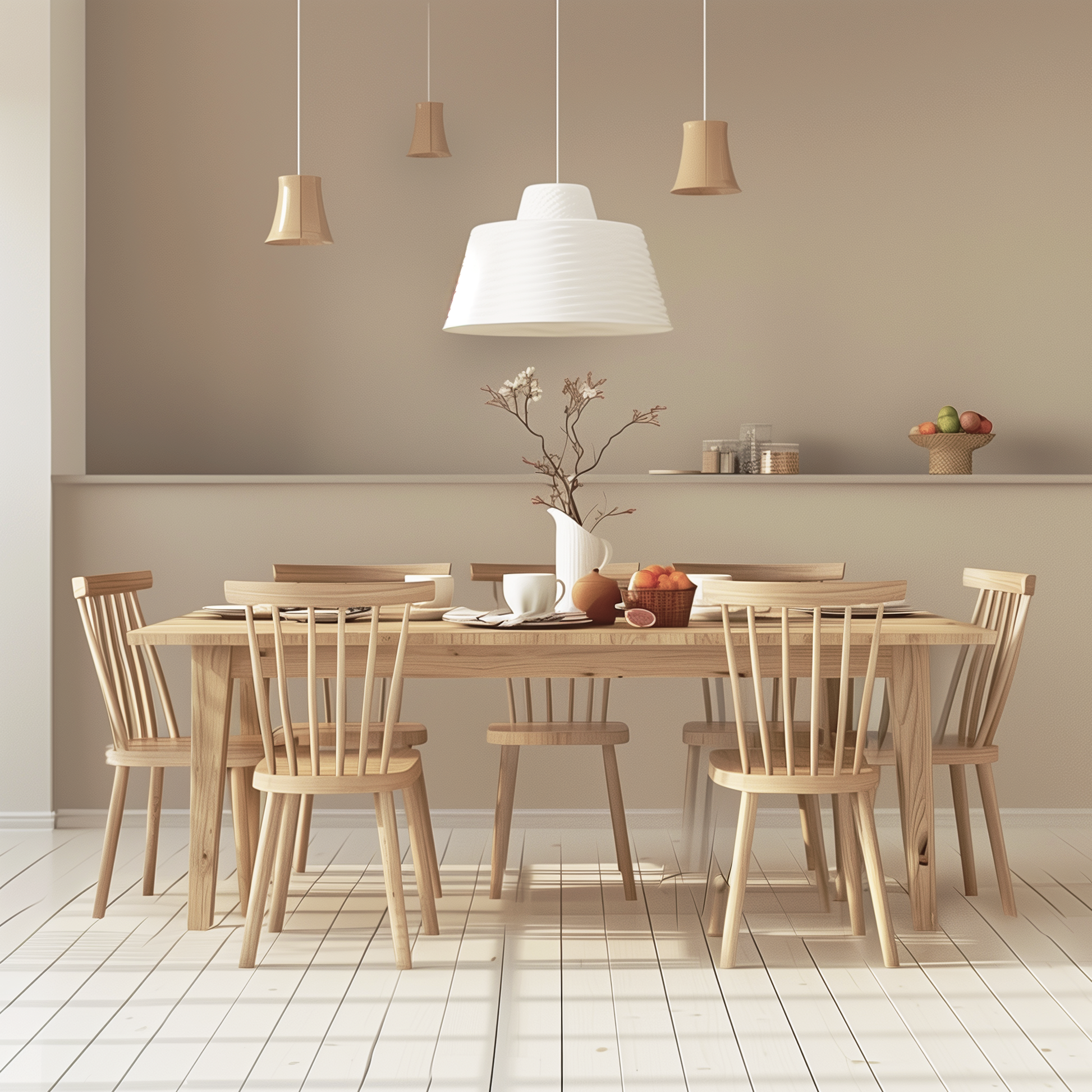 baja dunes painted dinning room