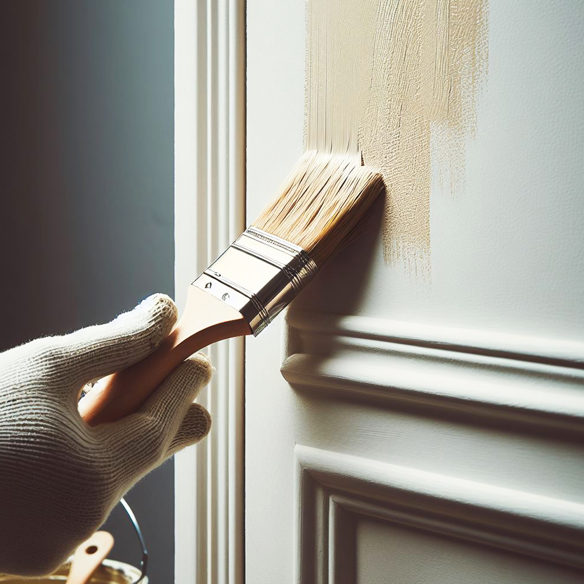 barely beige paint brush