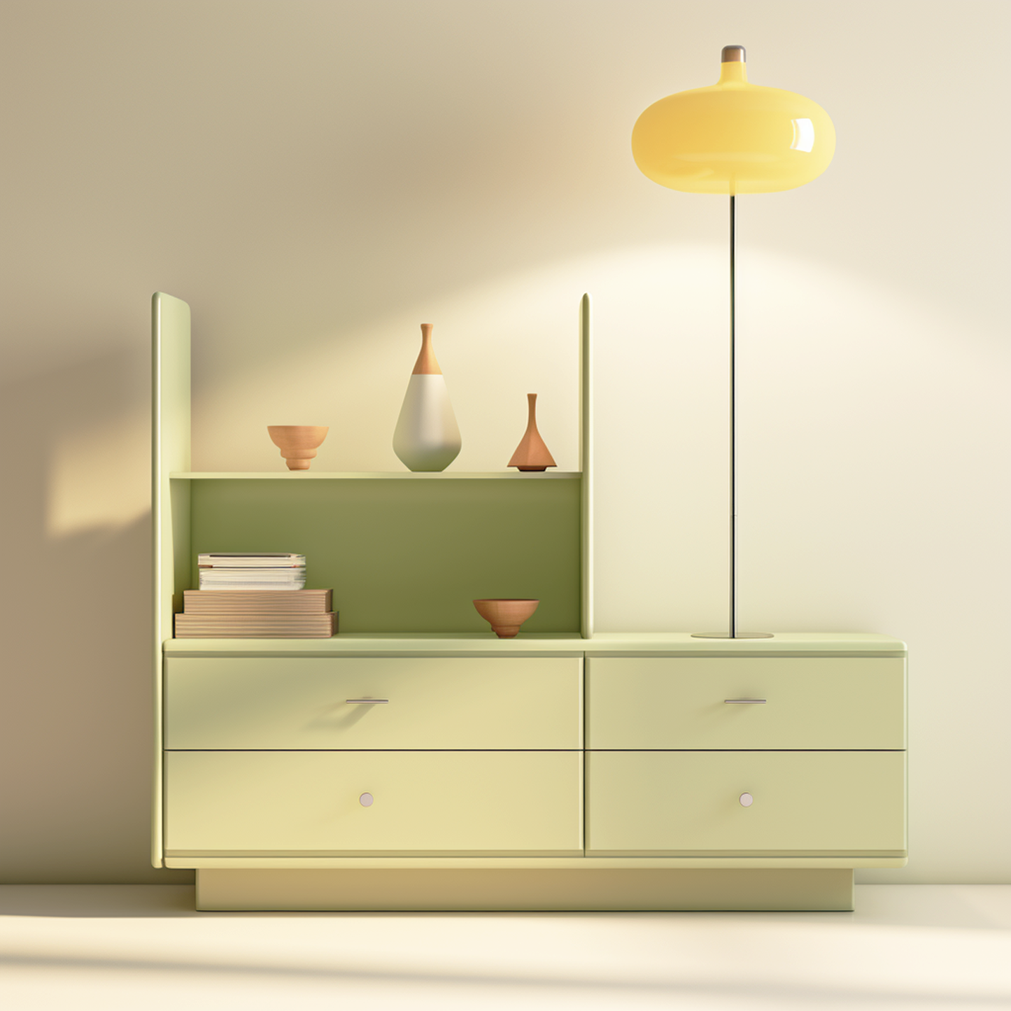 bavarian cream painted bedroom