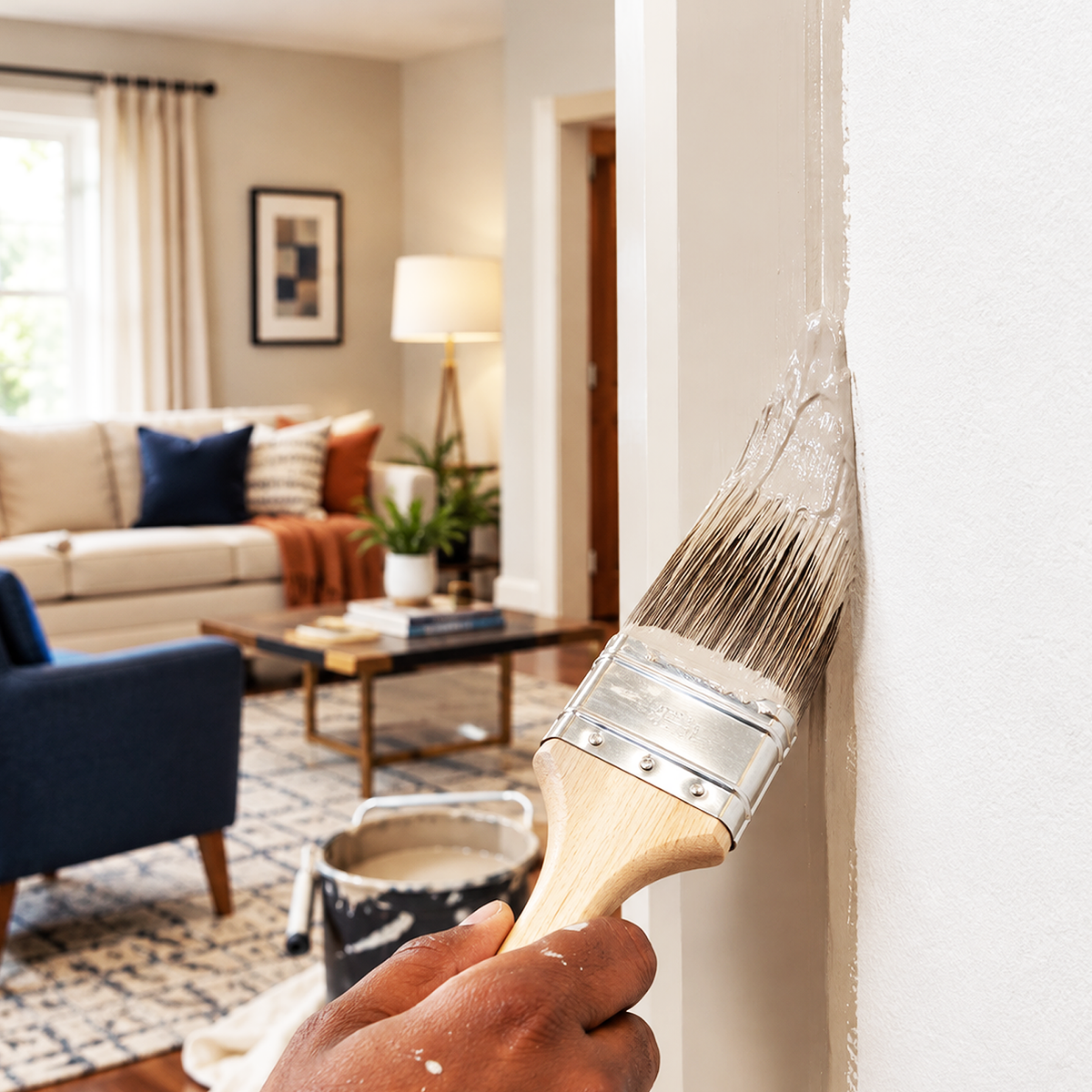 big bend beige paint brush