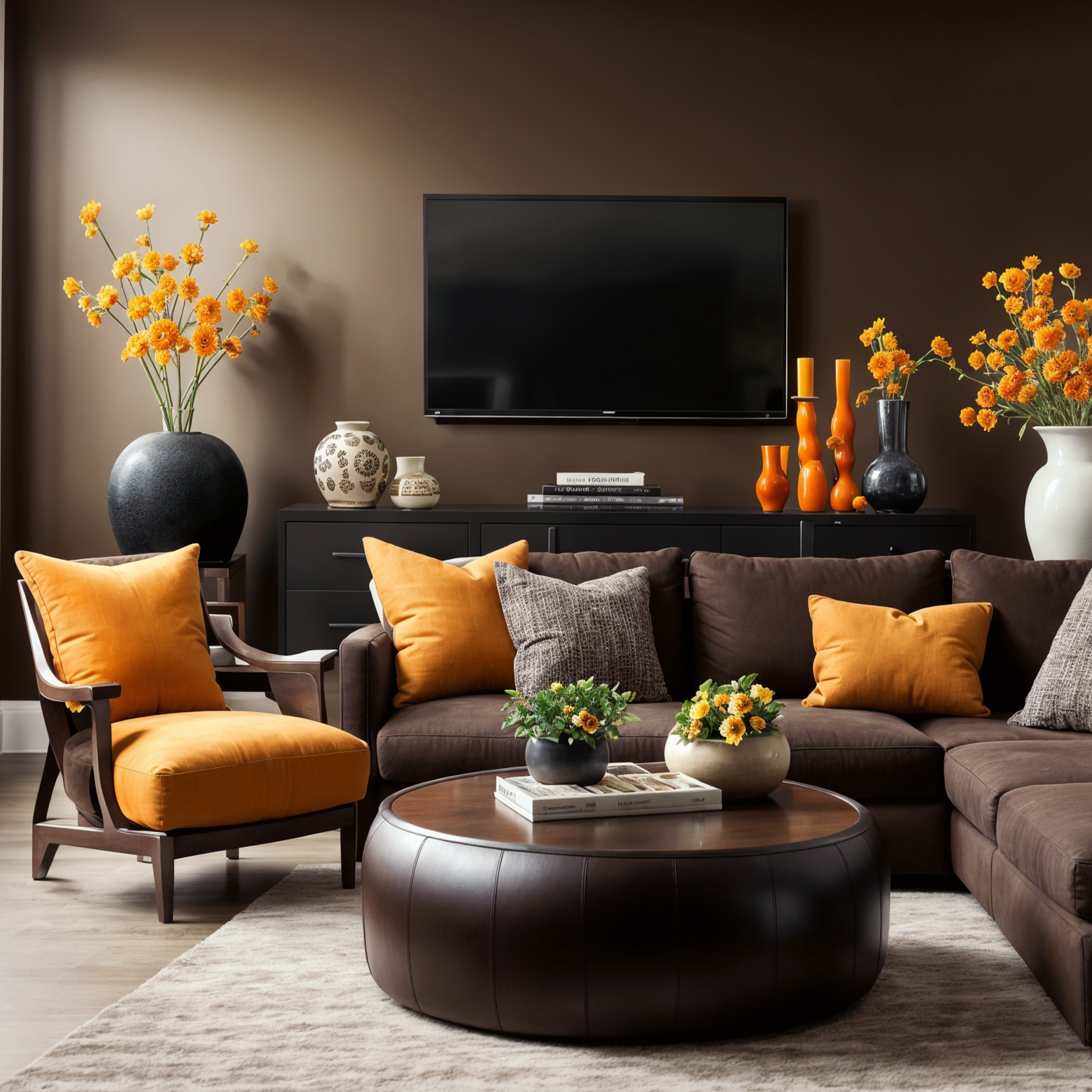 black bean soup painted living room
