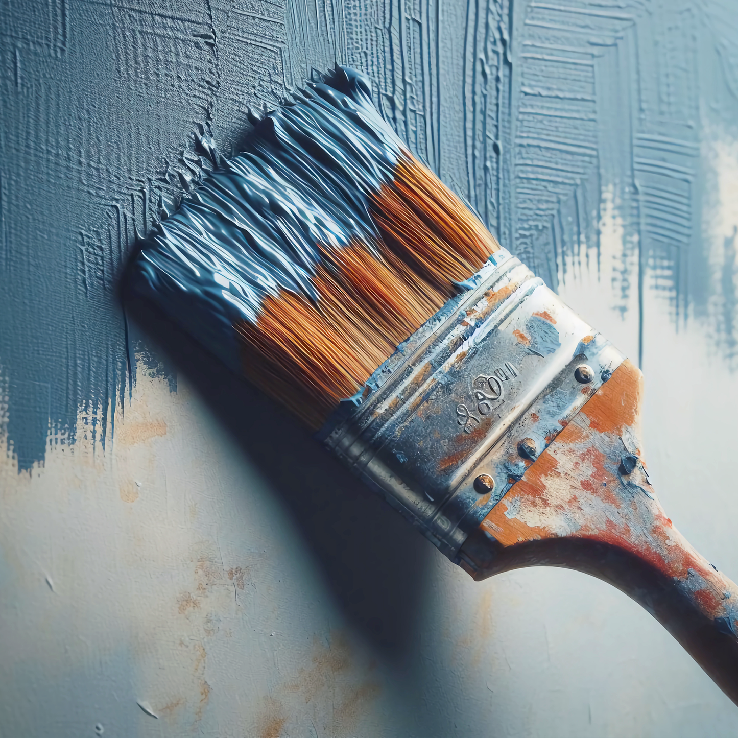 blue nose paint brush