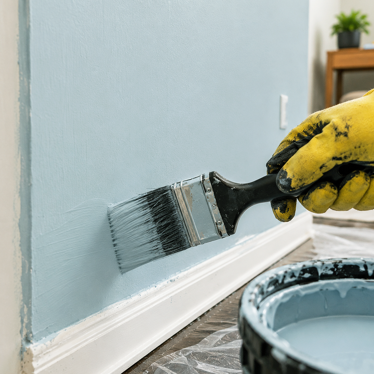 blue stream paint brush