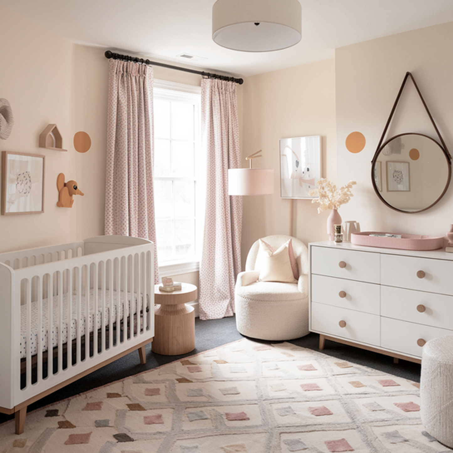bride to be painted nursery