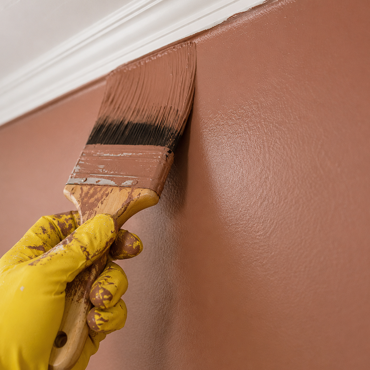 burnt sienna paint brush