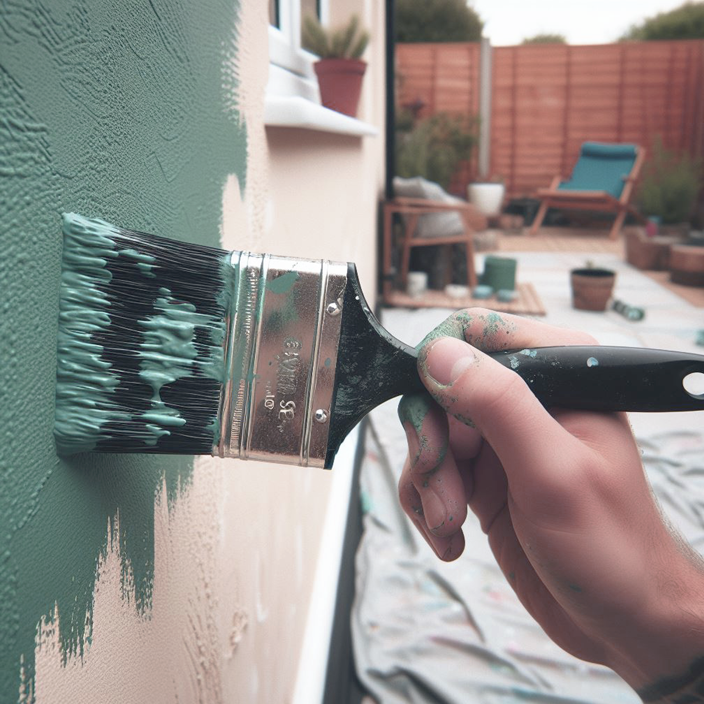 caldwell green paint brush