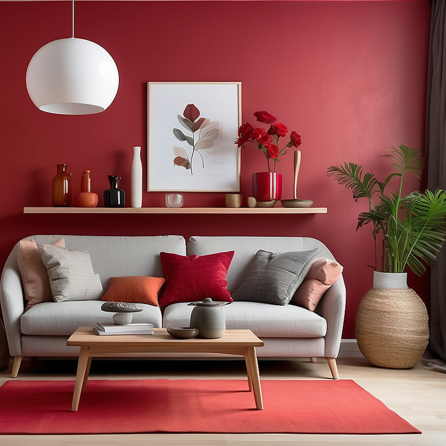 caliente painted living room