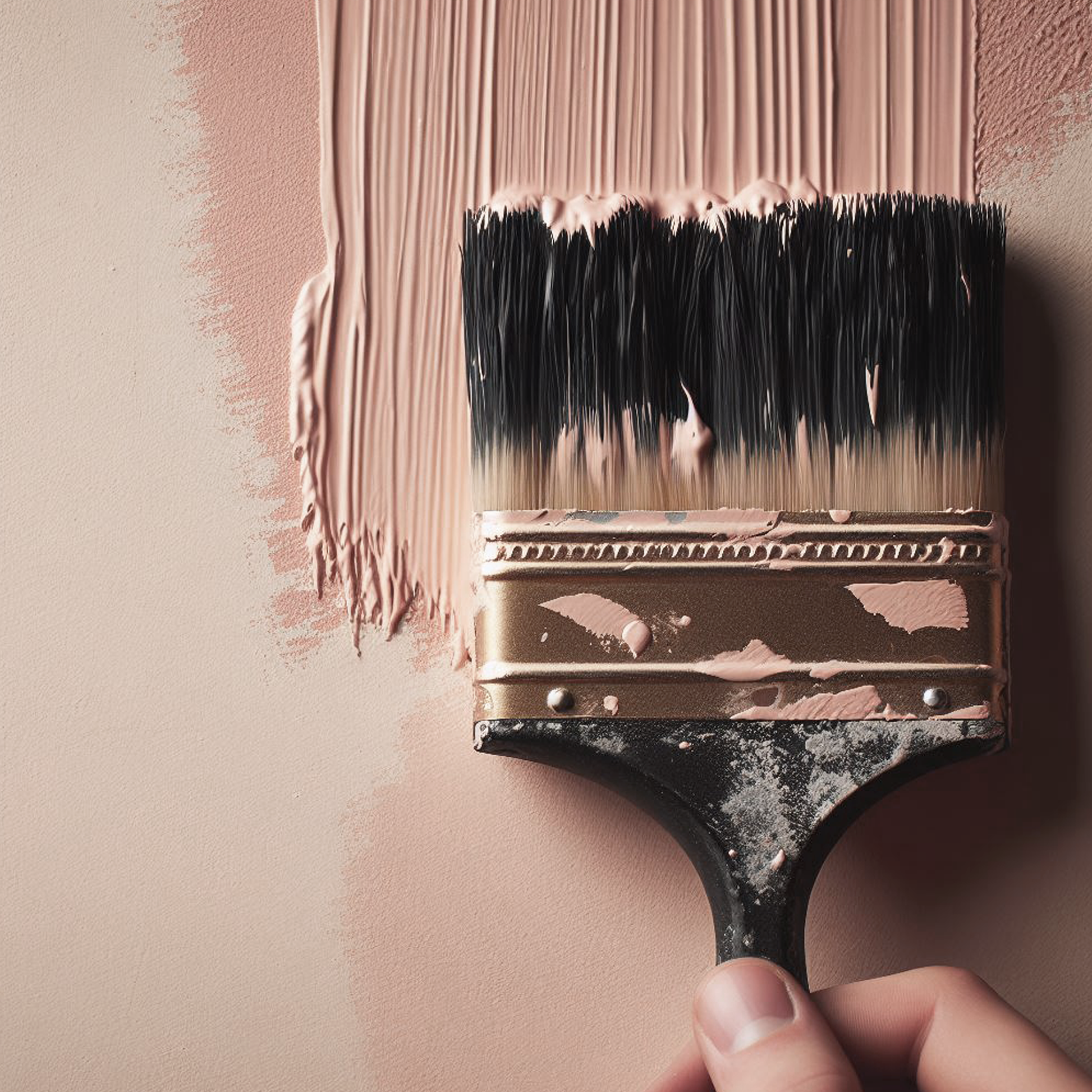 cappuccino painted brush