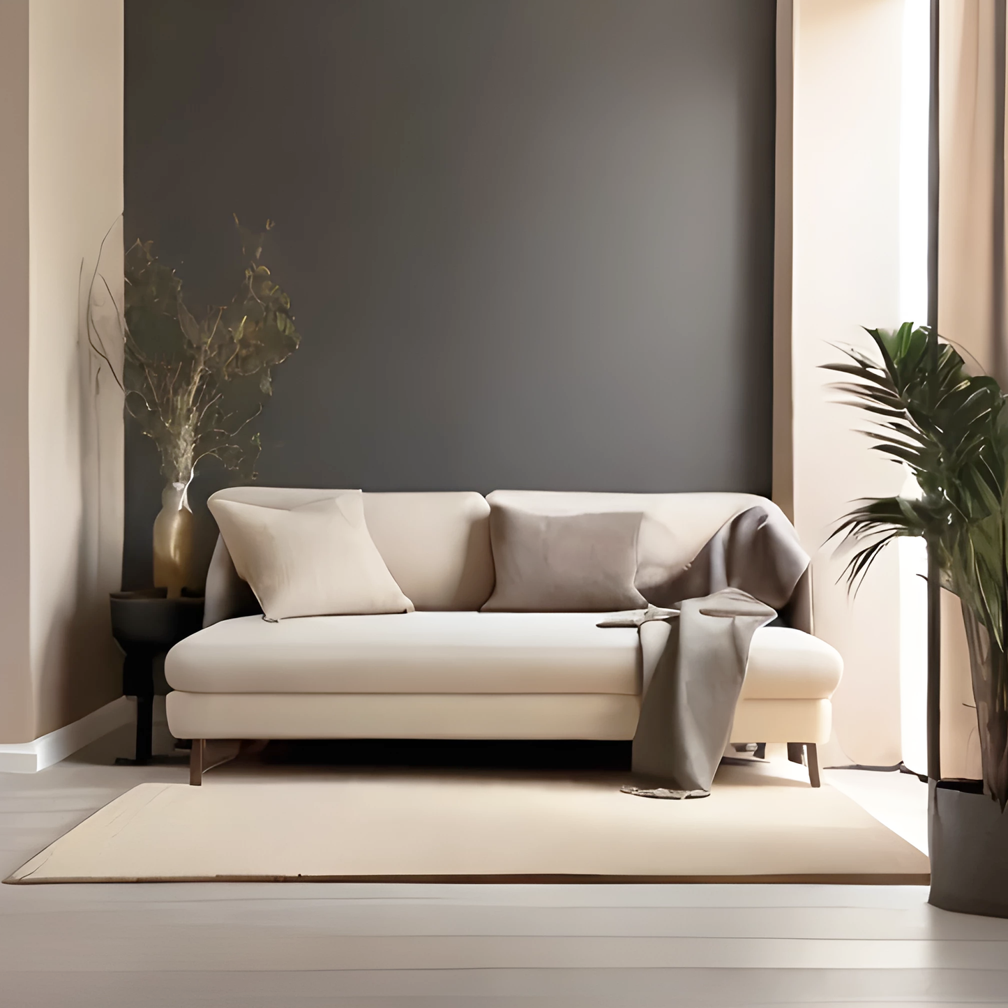 chelsea gray painted living room