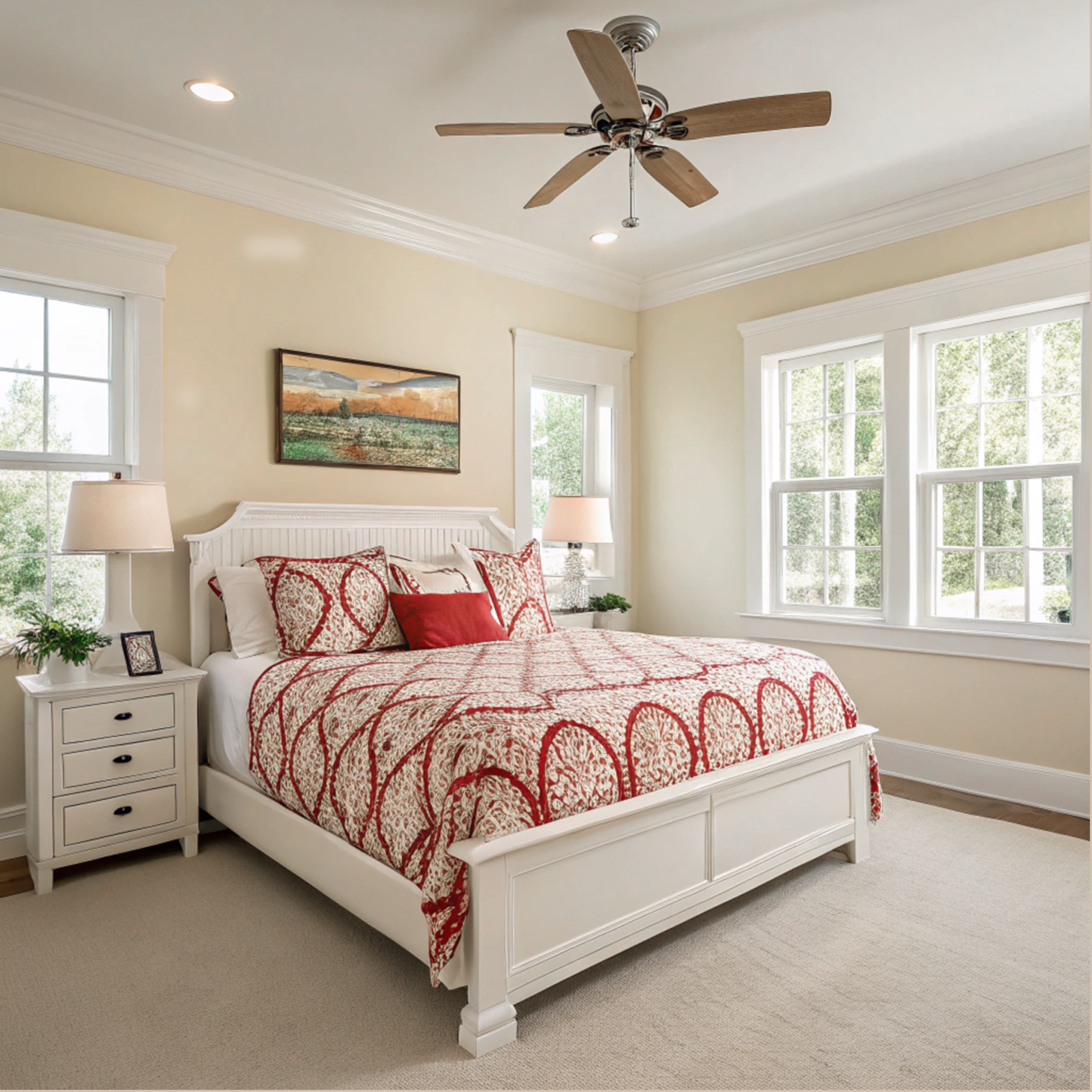 chocolate mousse painted bedroom