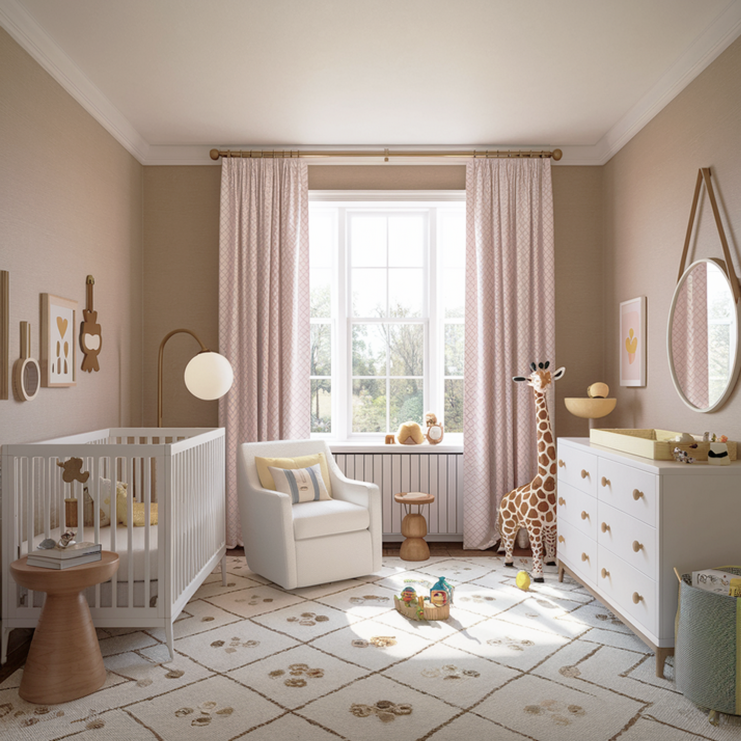 creekbed painted nursery
