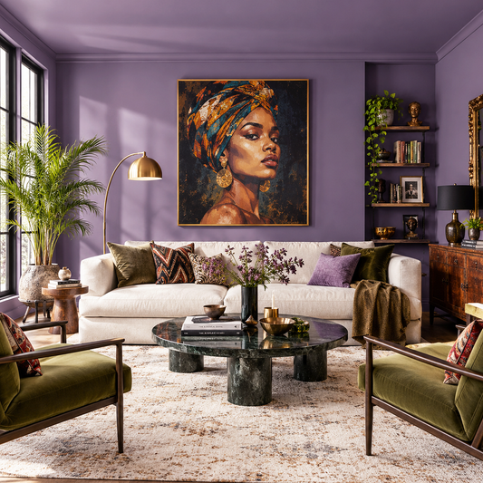 cupids dart painted living room
