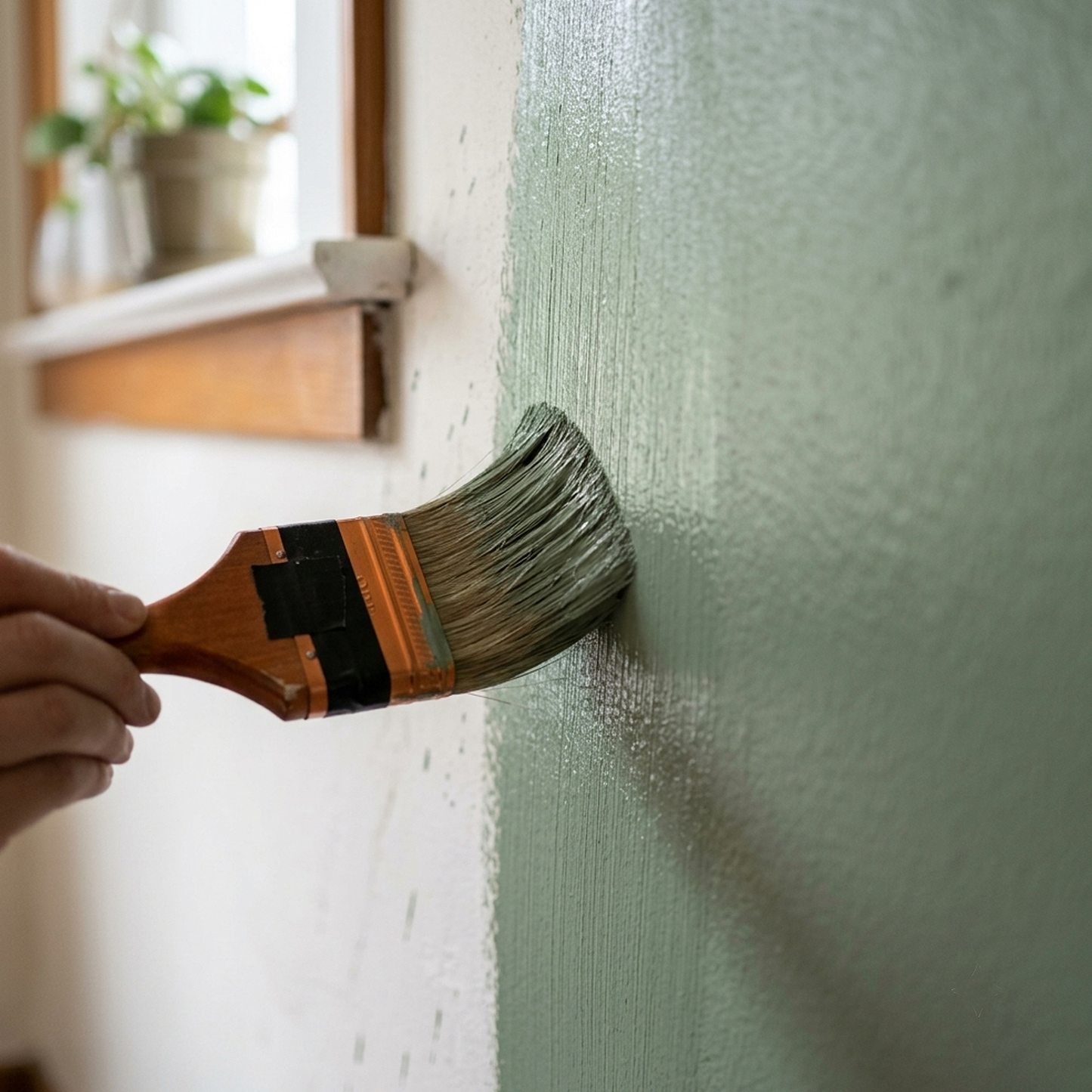 cushing green paint brush