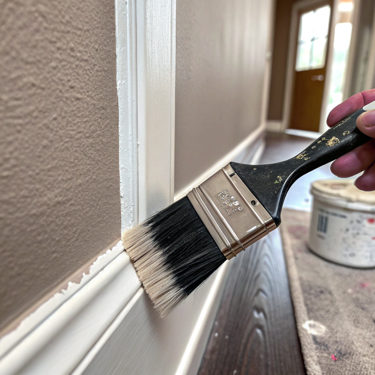 devonwood taupe paint brush