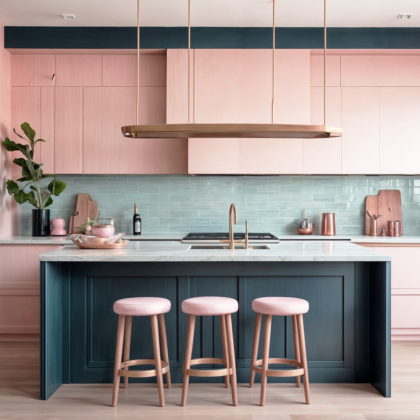 dream whip painted kitchen