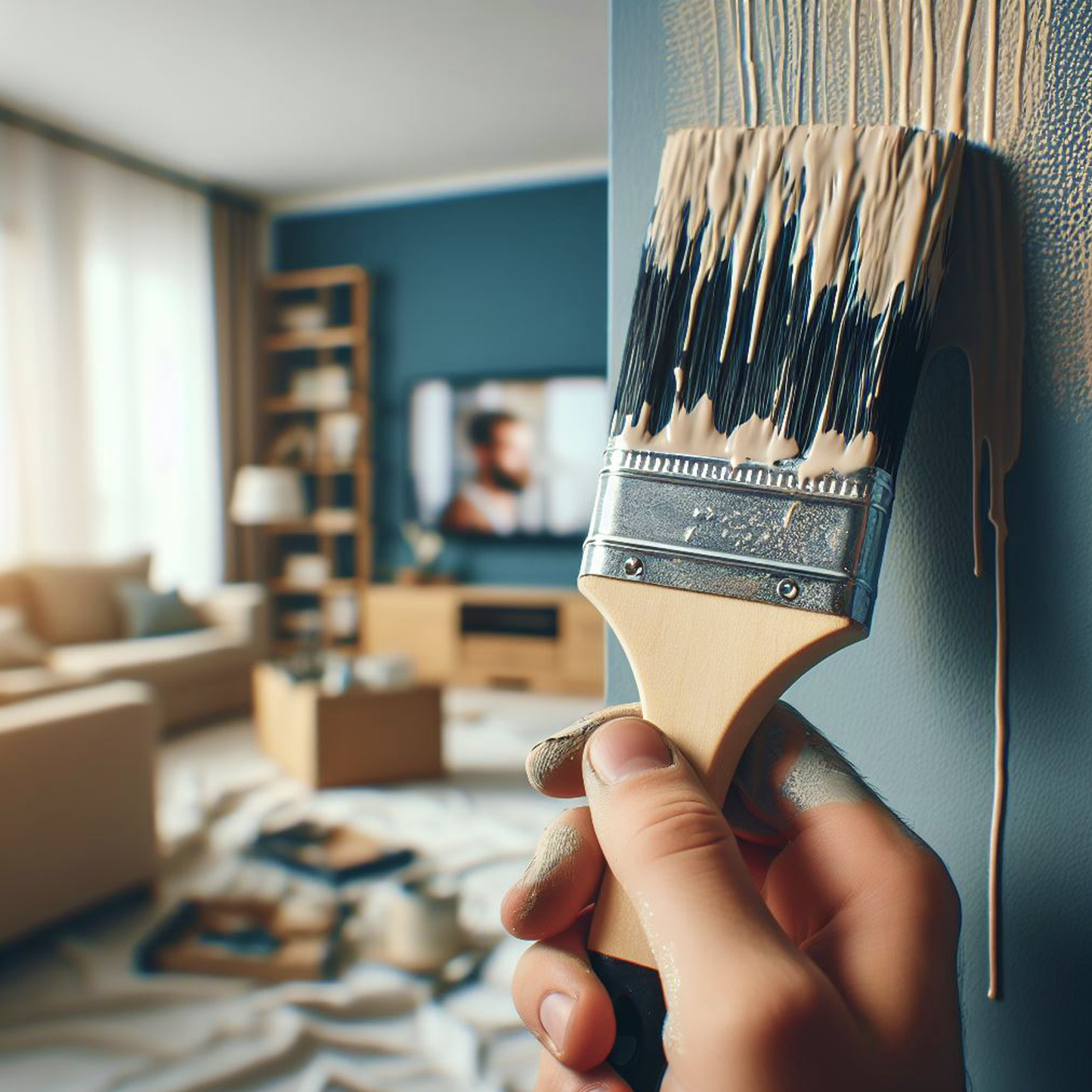 elmira white paint brush
