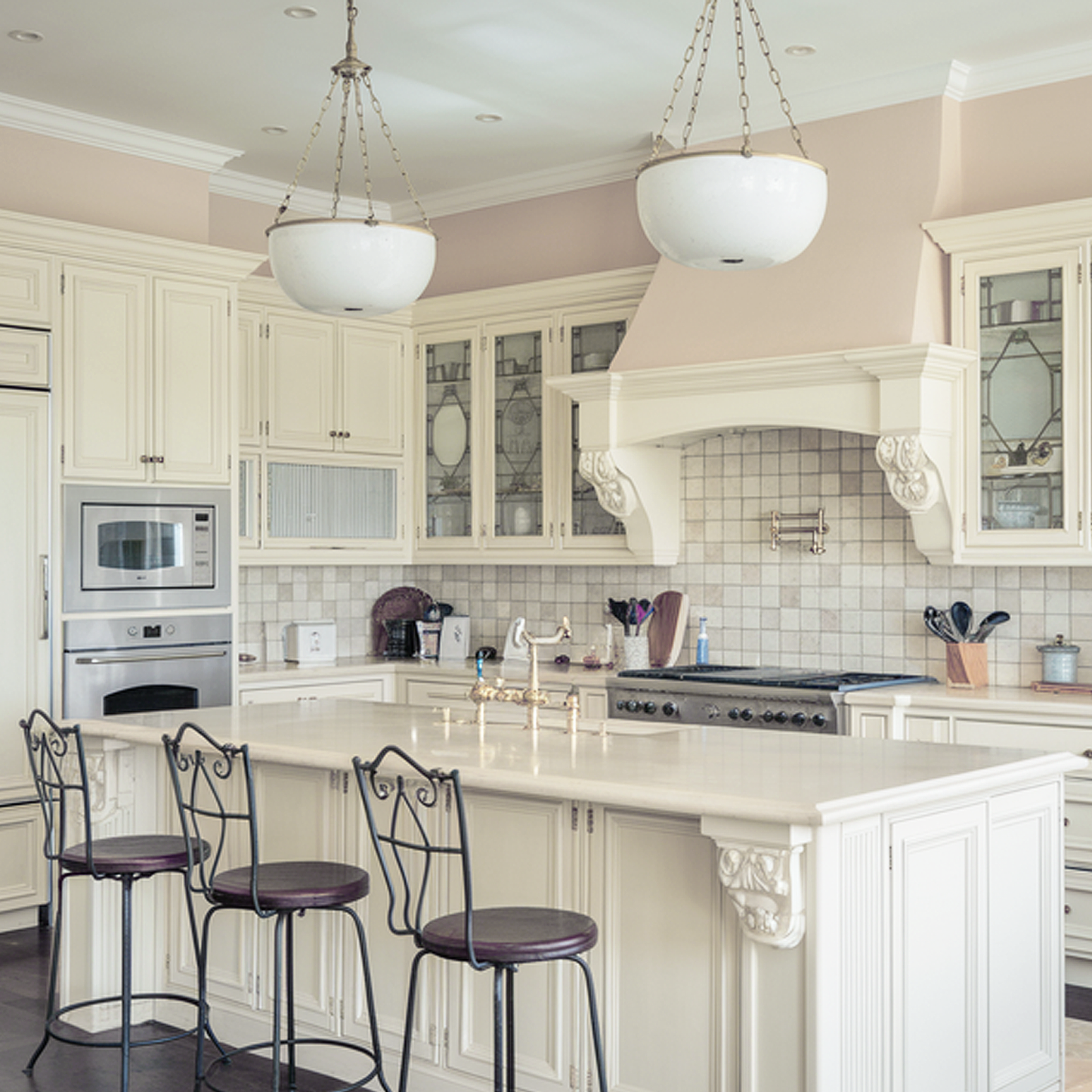 featherstone painted kitchen