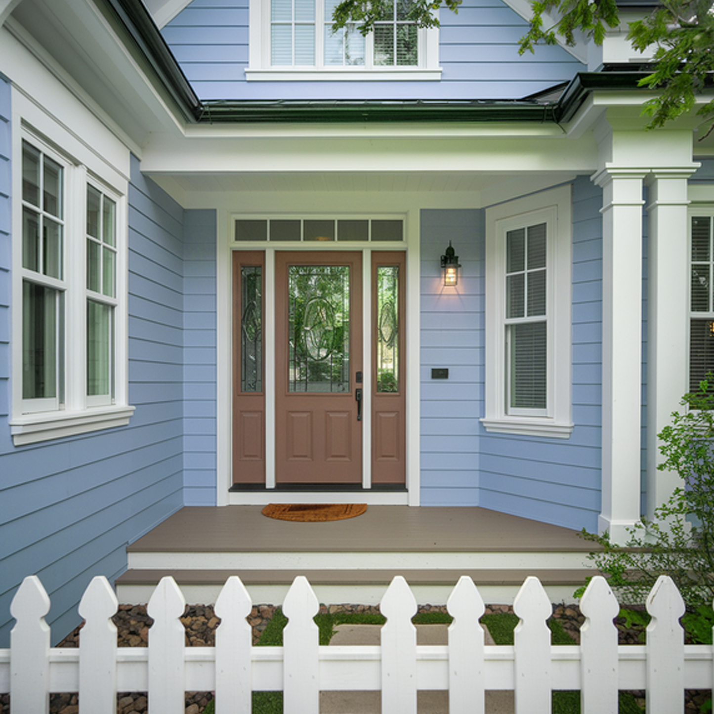 freesia painted entryway