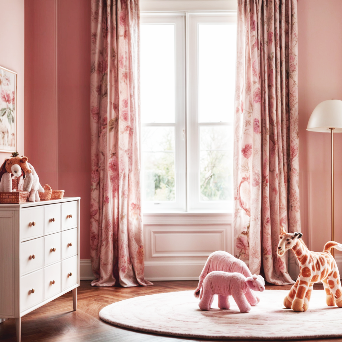 fruit shake painted nursery