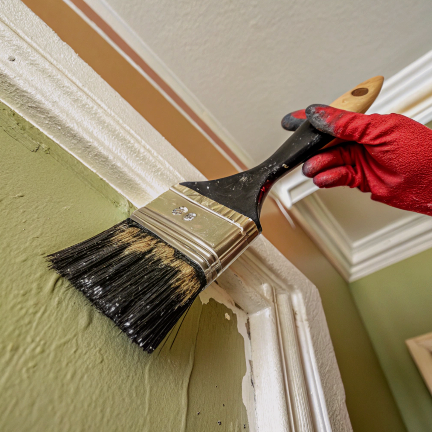 g i green paint brush