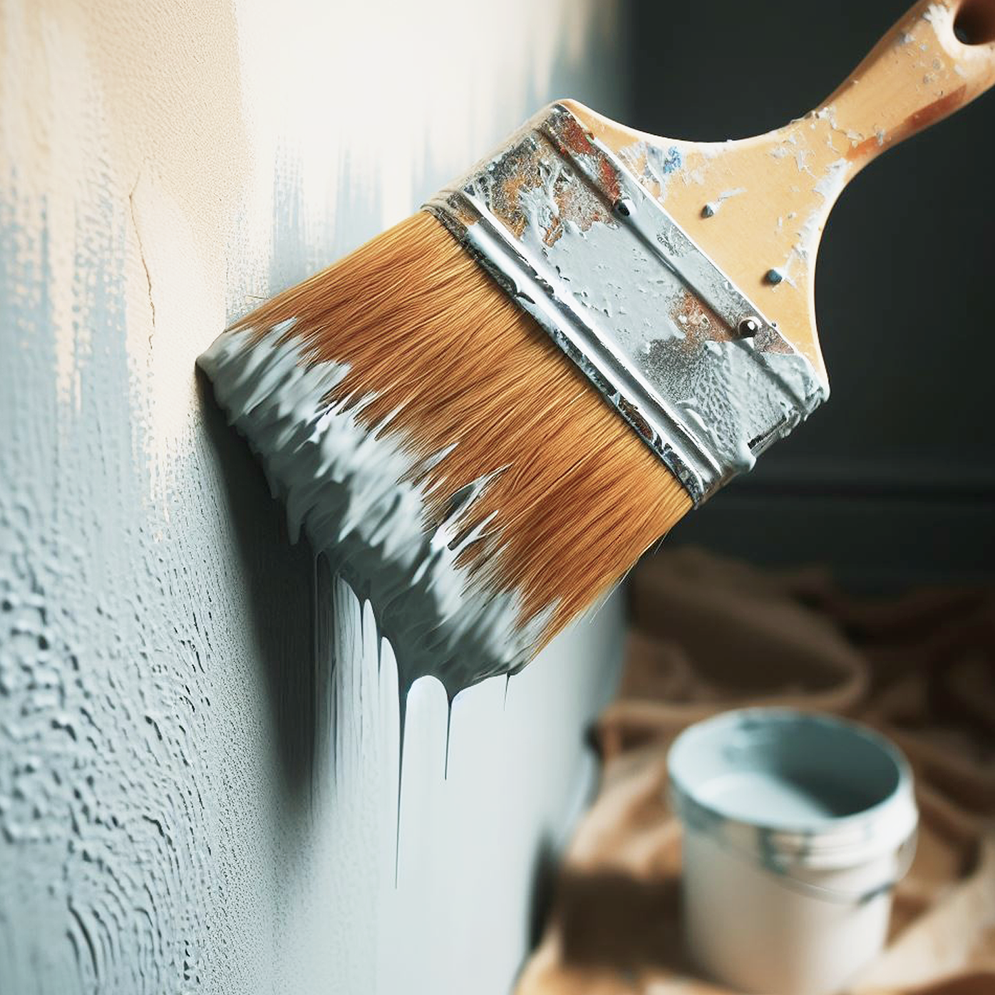 gray cloud paint brush