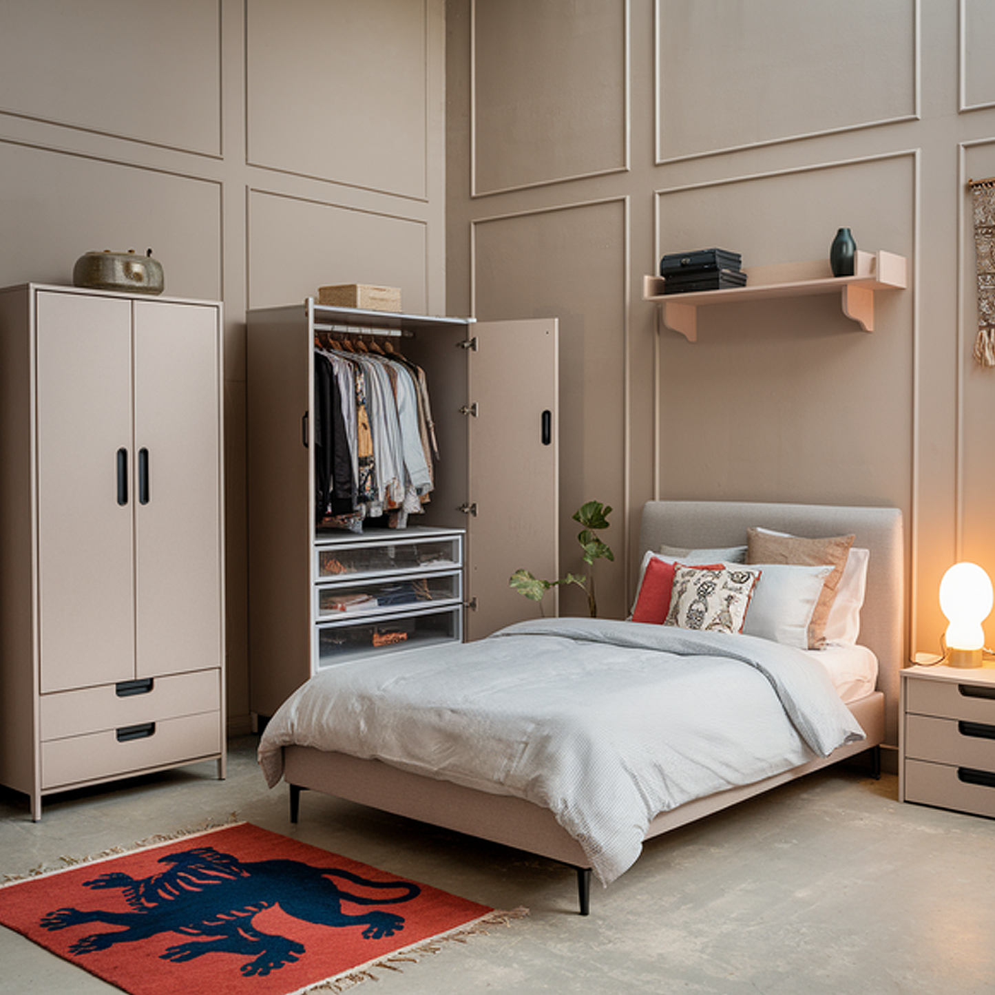 grege avenue painted bedroom