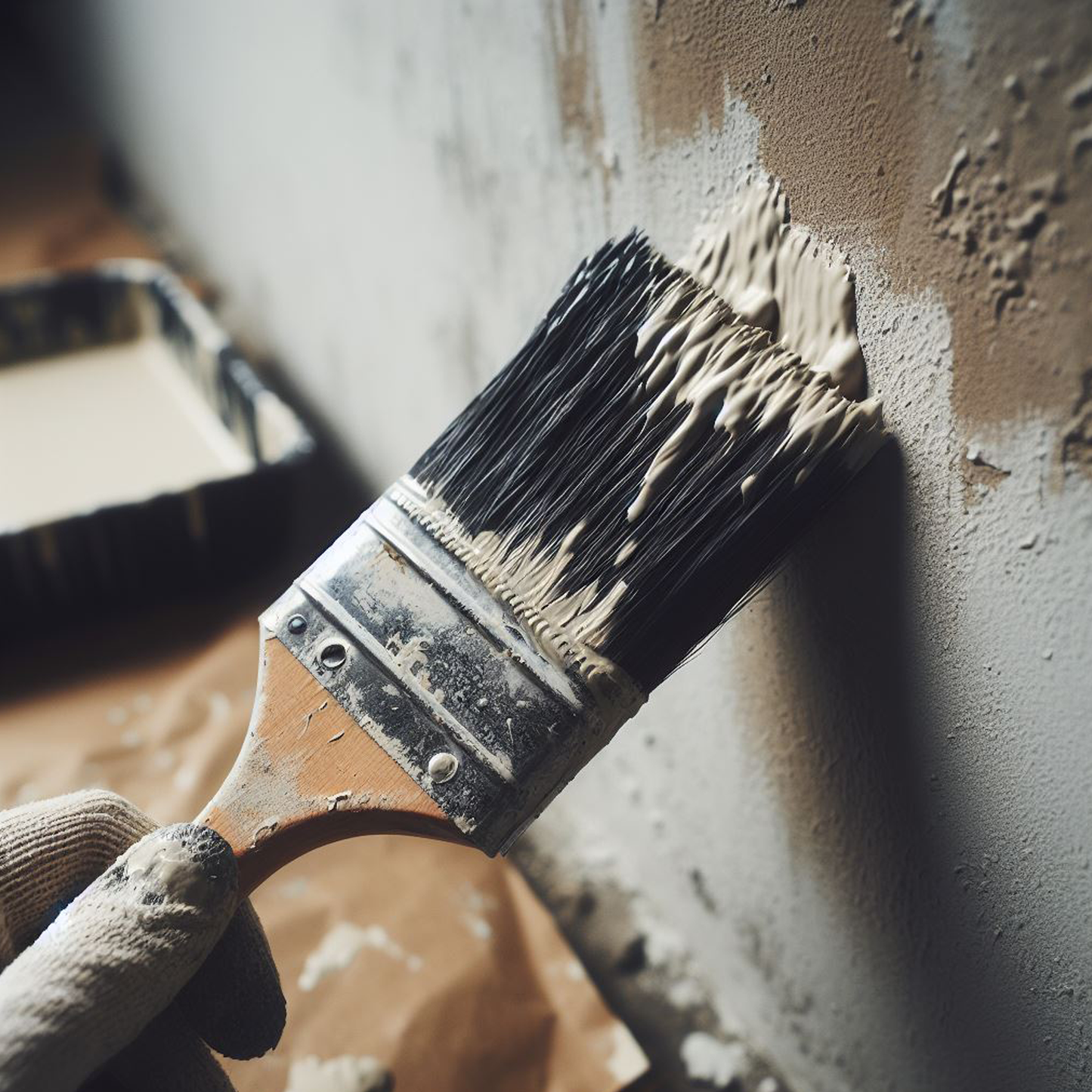 hazy skies paint brush
