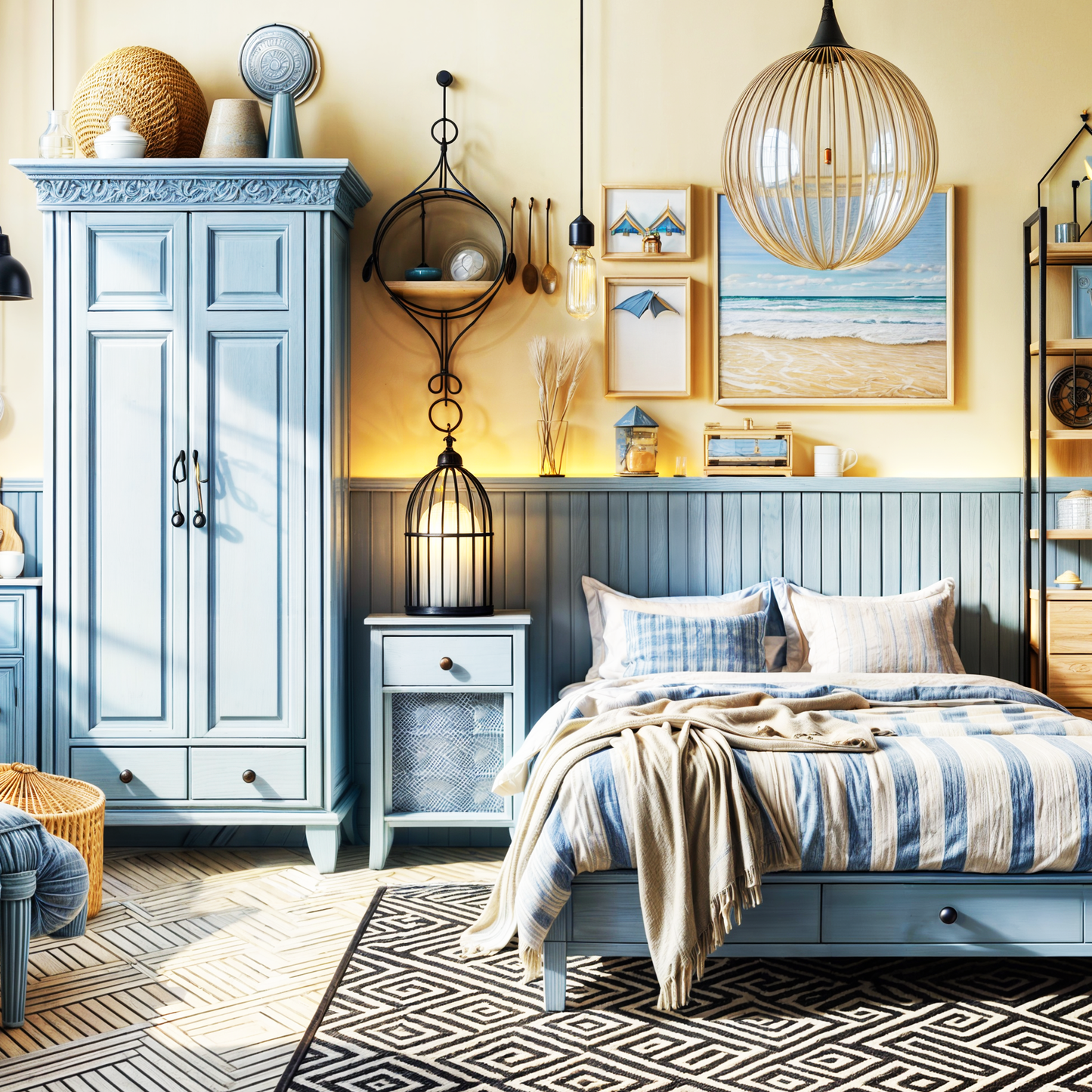 hepplewhite ivory painted bedroom