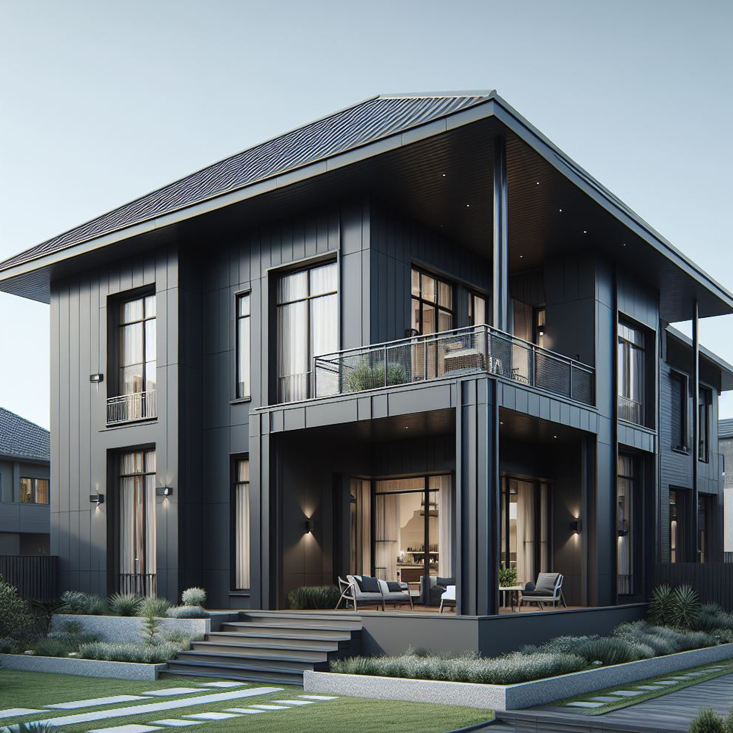 iron mountain painted exterior