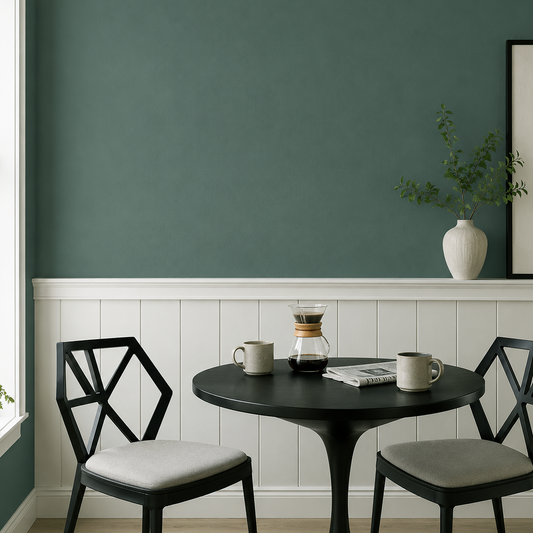 jack pine painted dinning nook