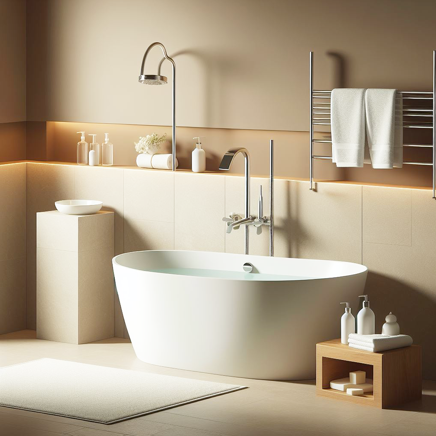 jute painted bathroom