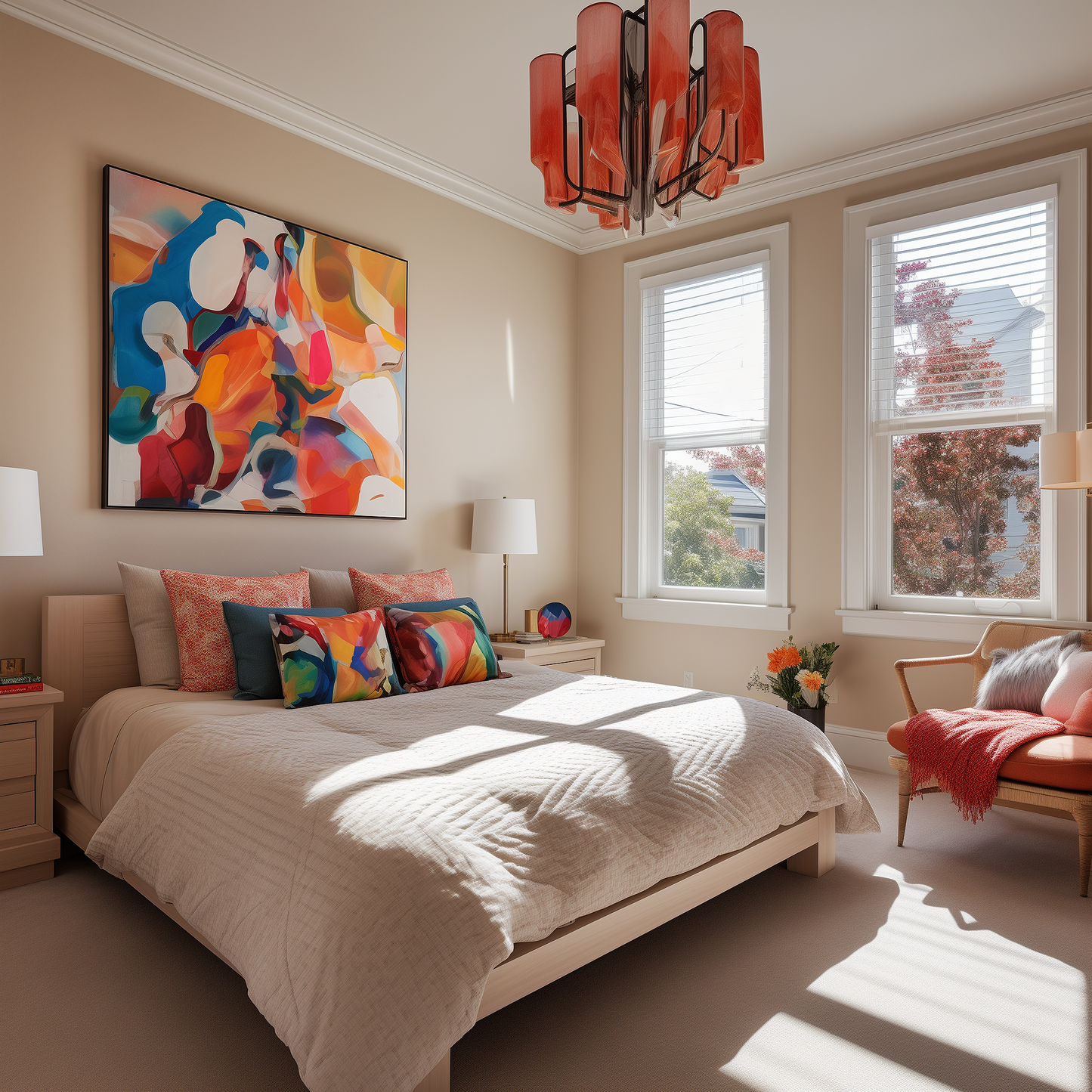 manchester tan painted bedroom