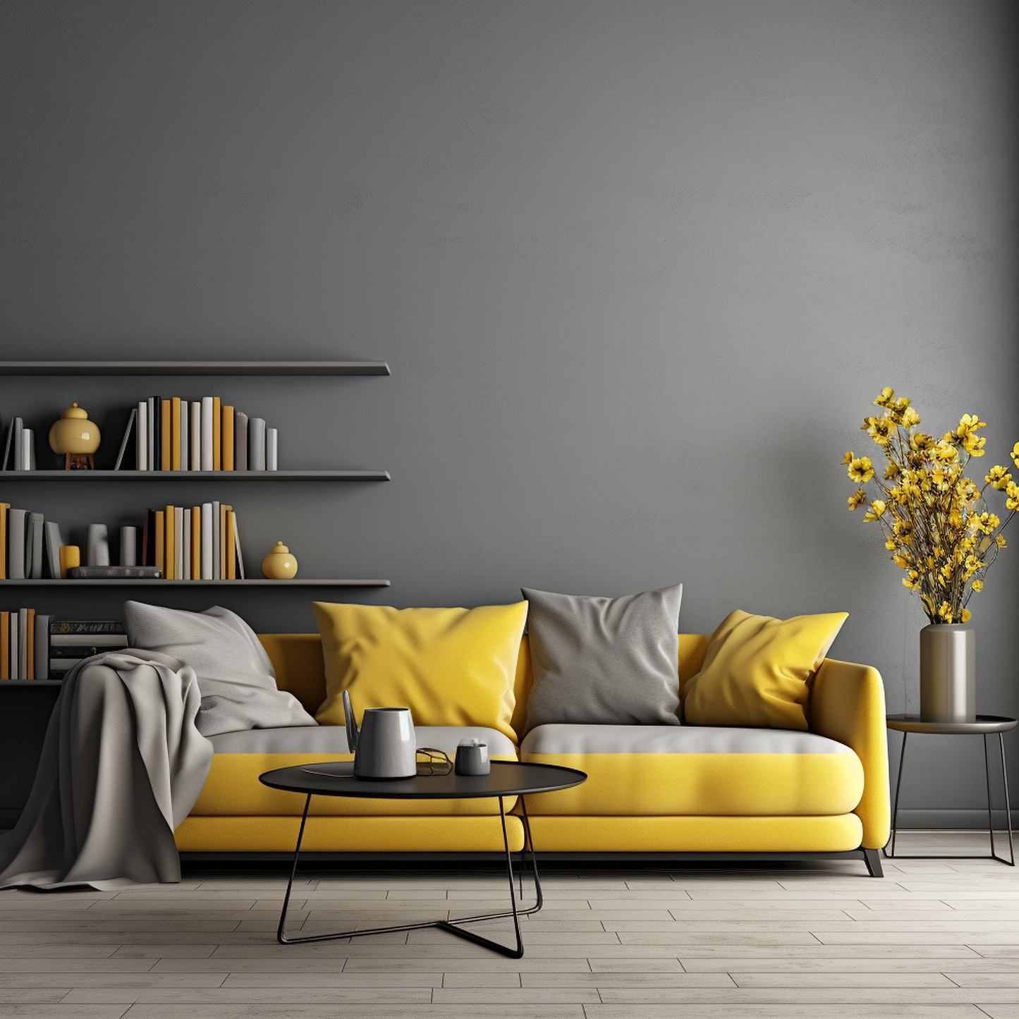 metropolitan painted living room