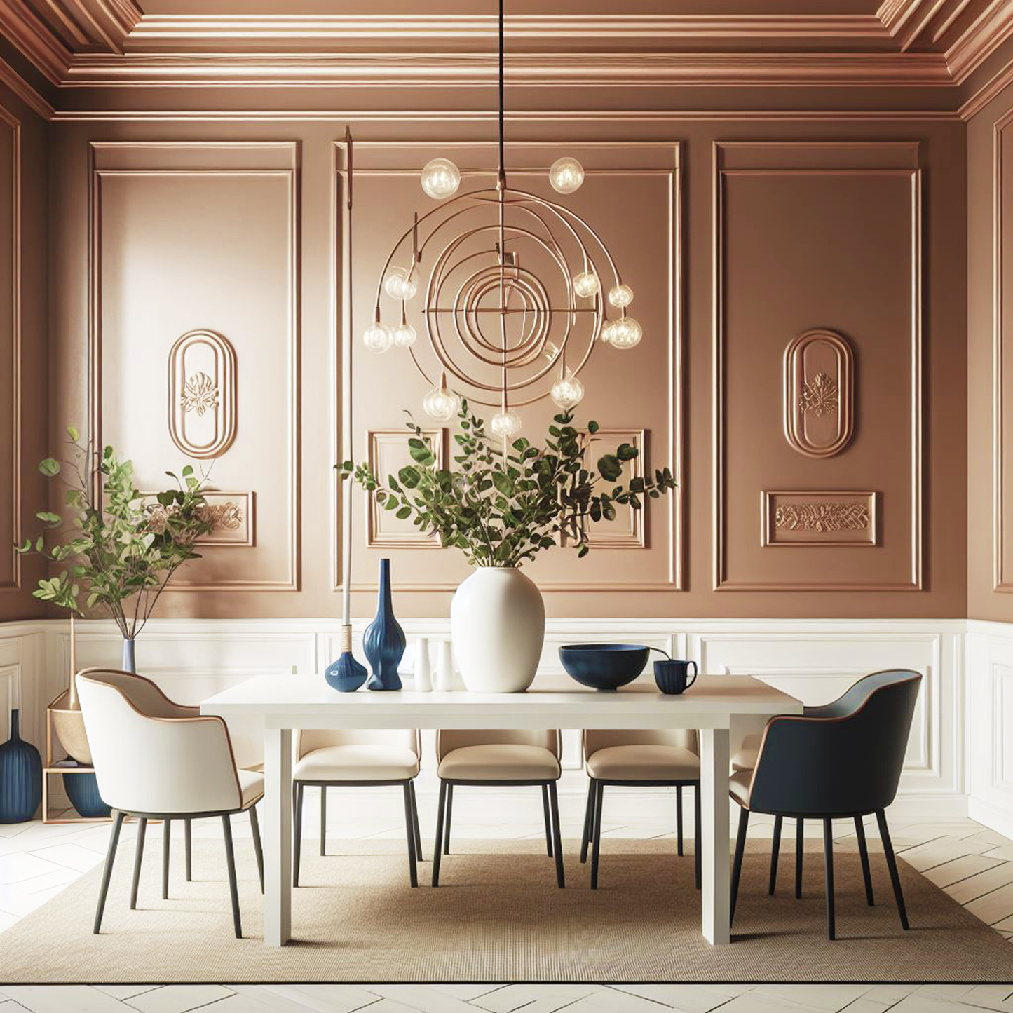 morrel painted dinning room