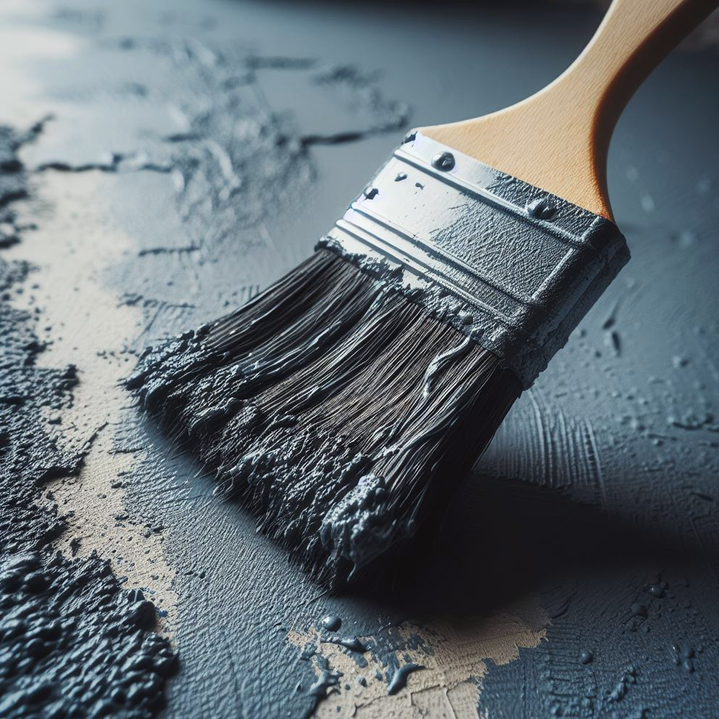 mysterious paint brush