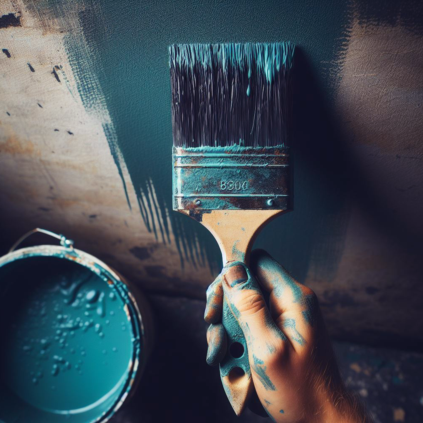newburg green paint brush