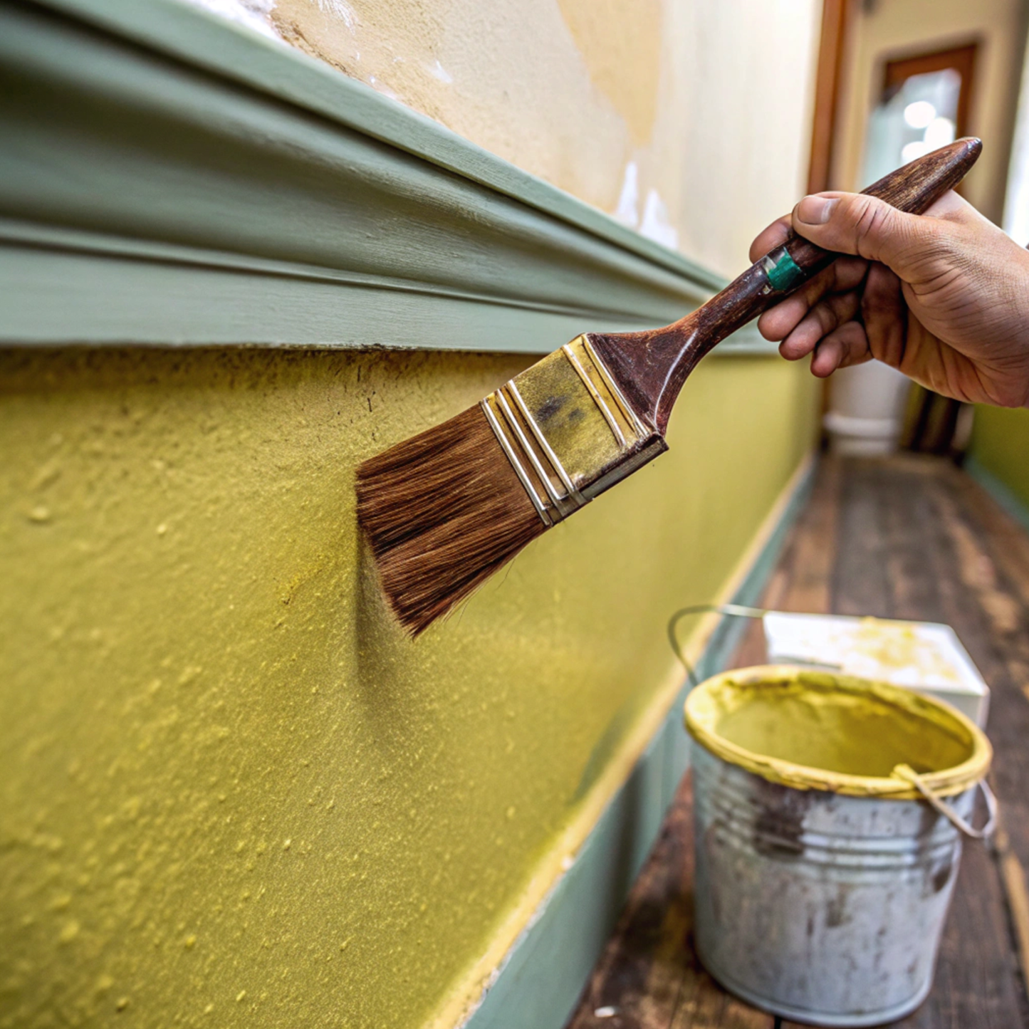 olive tree paint brush