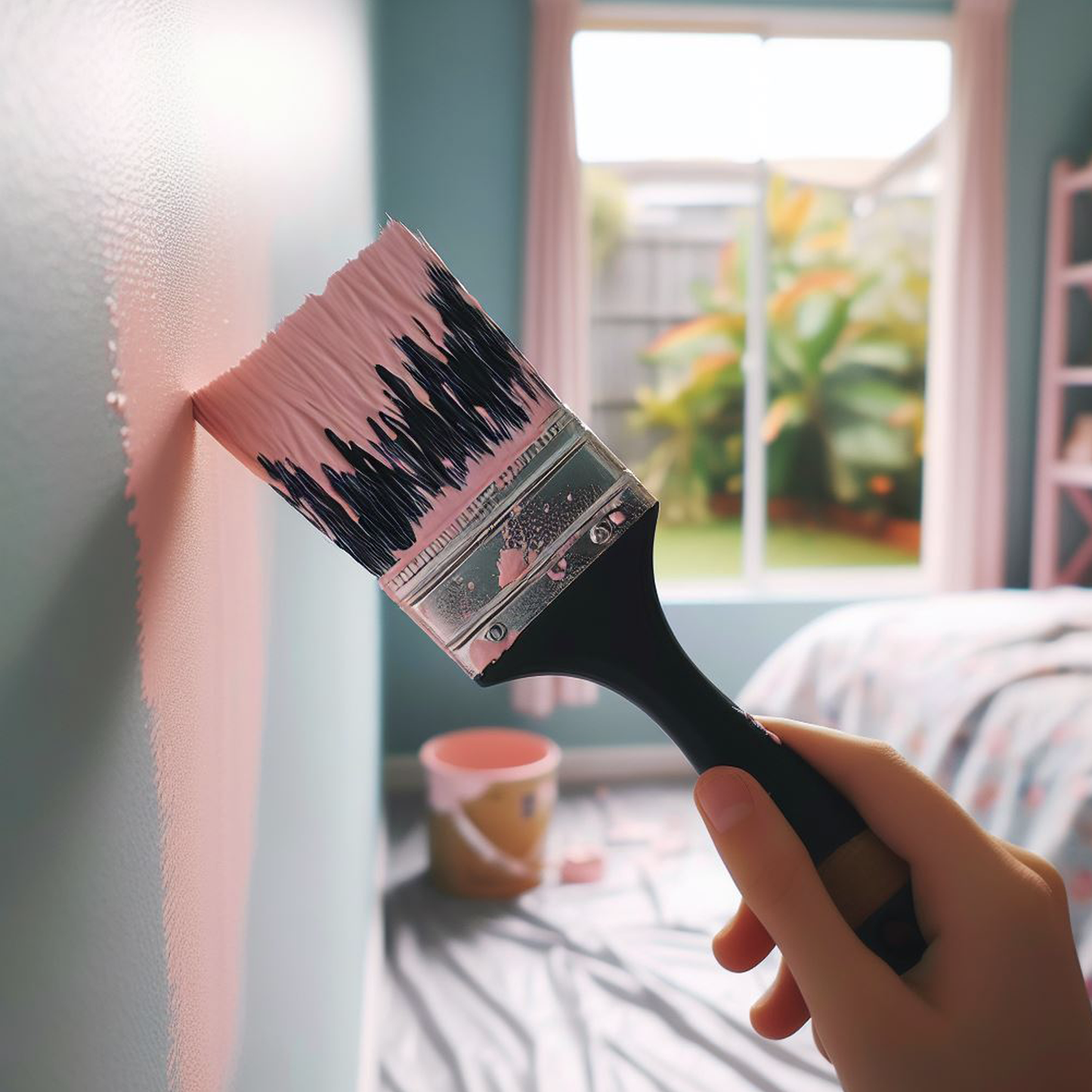 pale petal paint brush