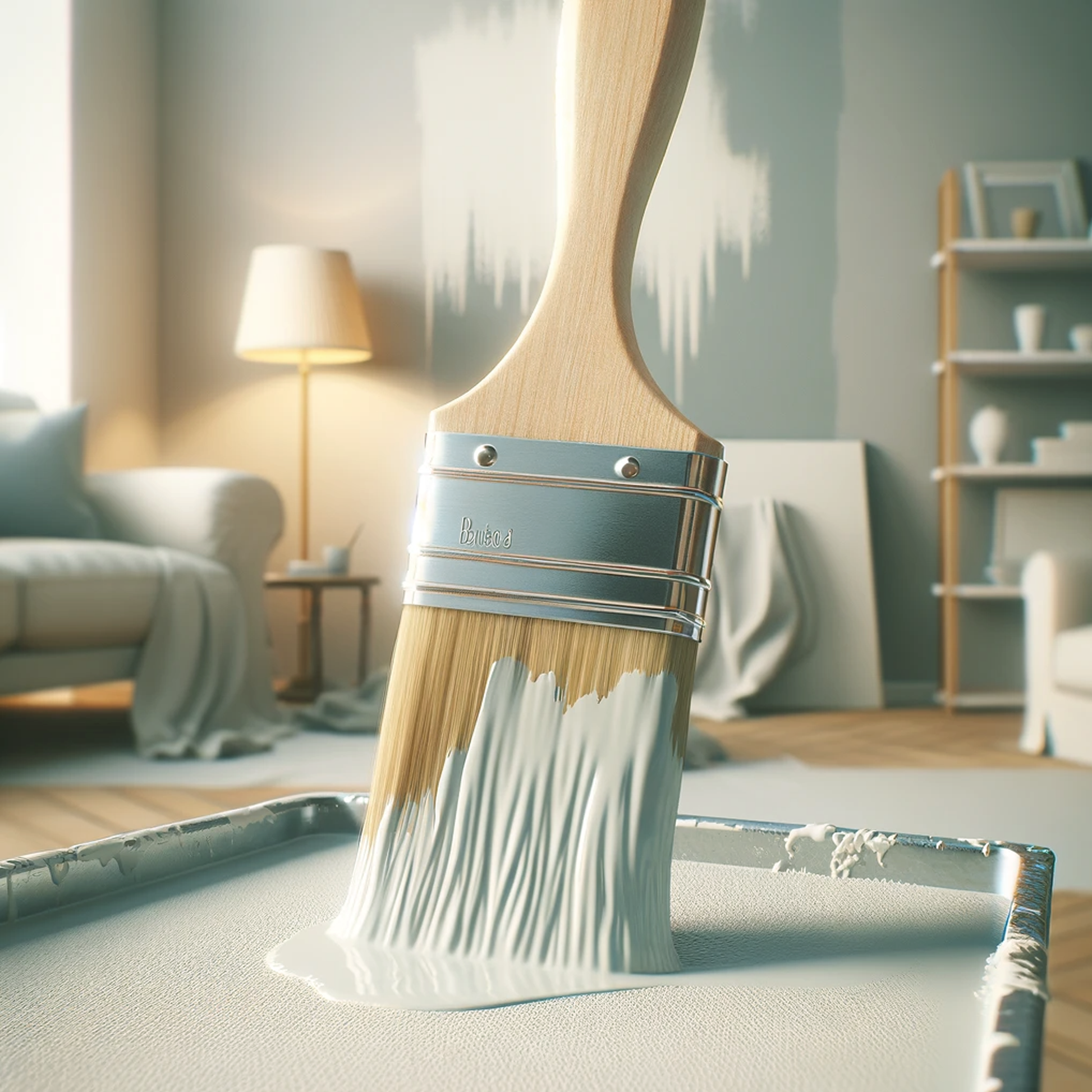 palest pistachio paint brush