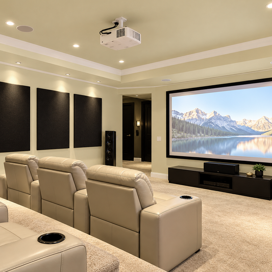pittsfield buff painted home cinema