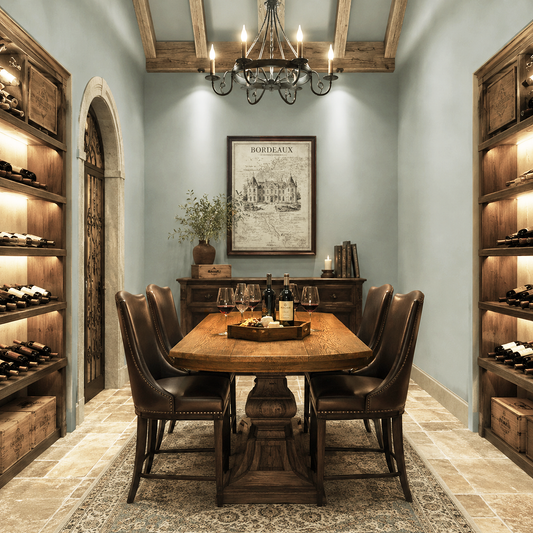 quiet moments painted wine cellar