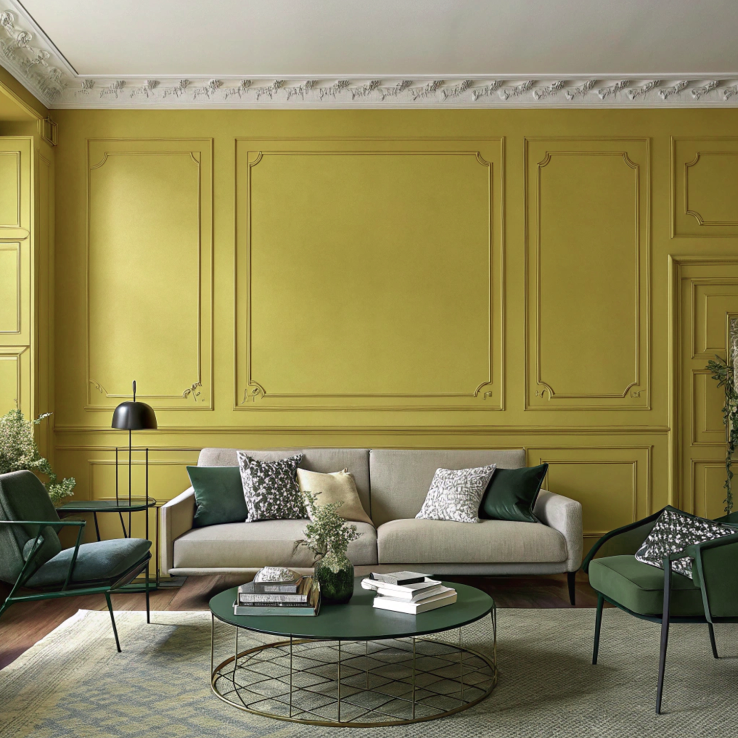 savannah moss painted living room