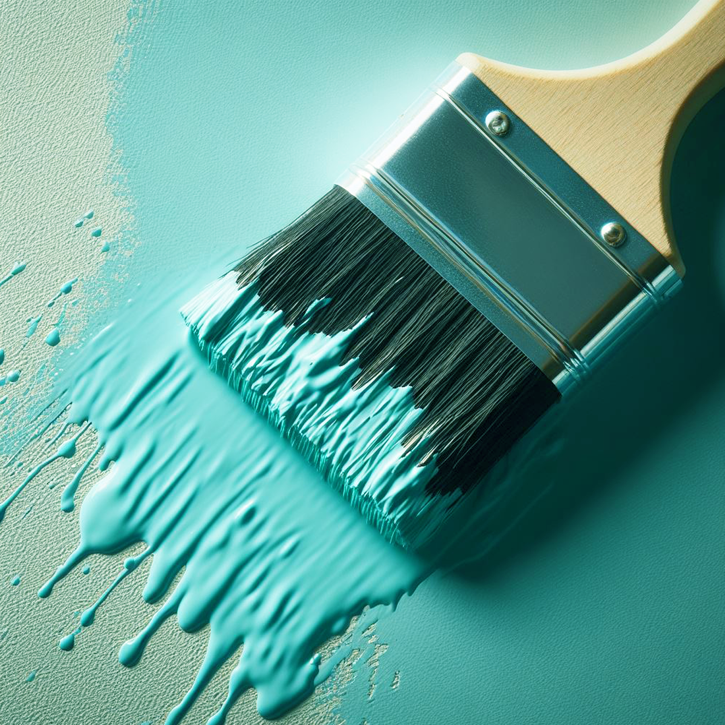 sea mist green paint brush