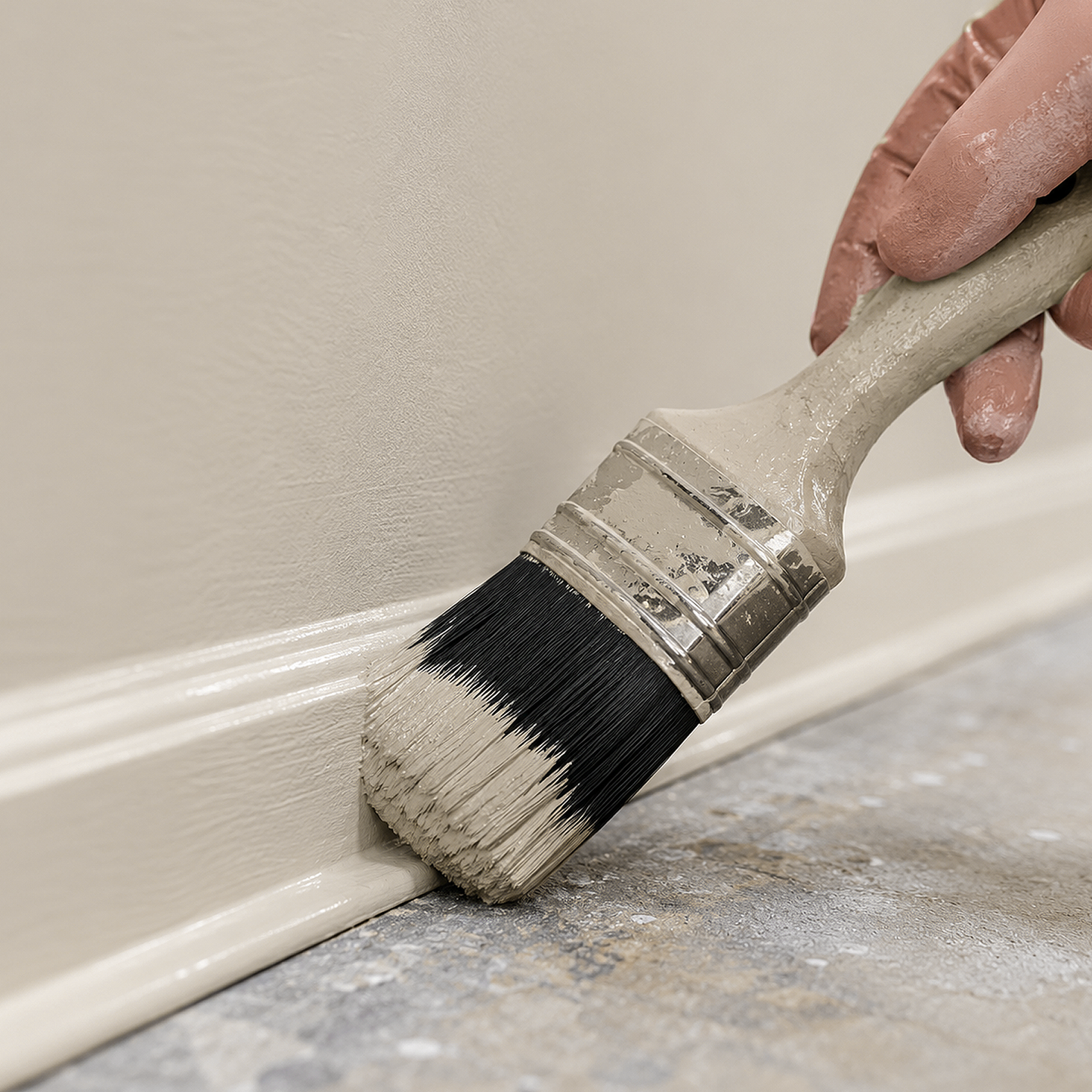 smokey taupe paint brush