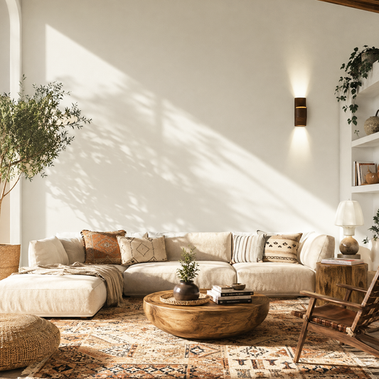 steam painted living room