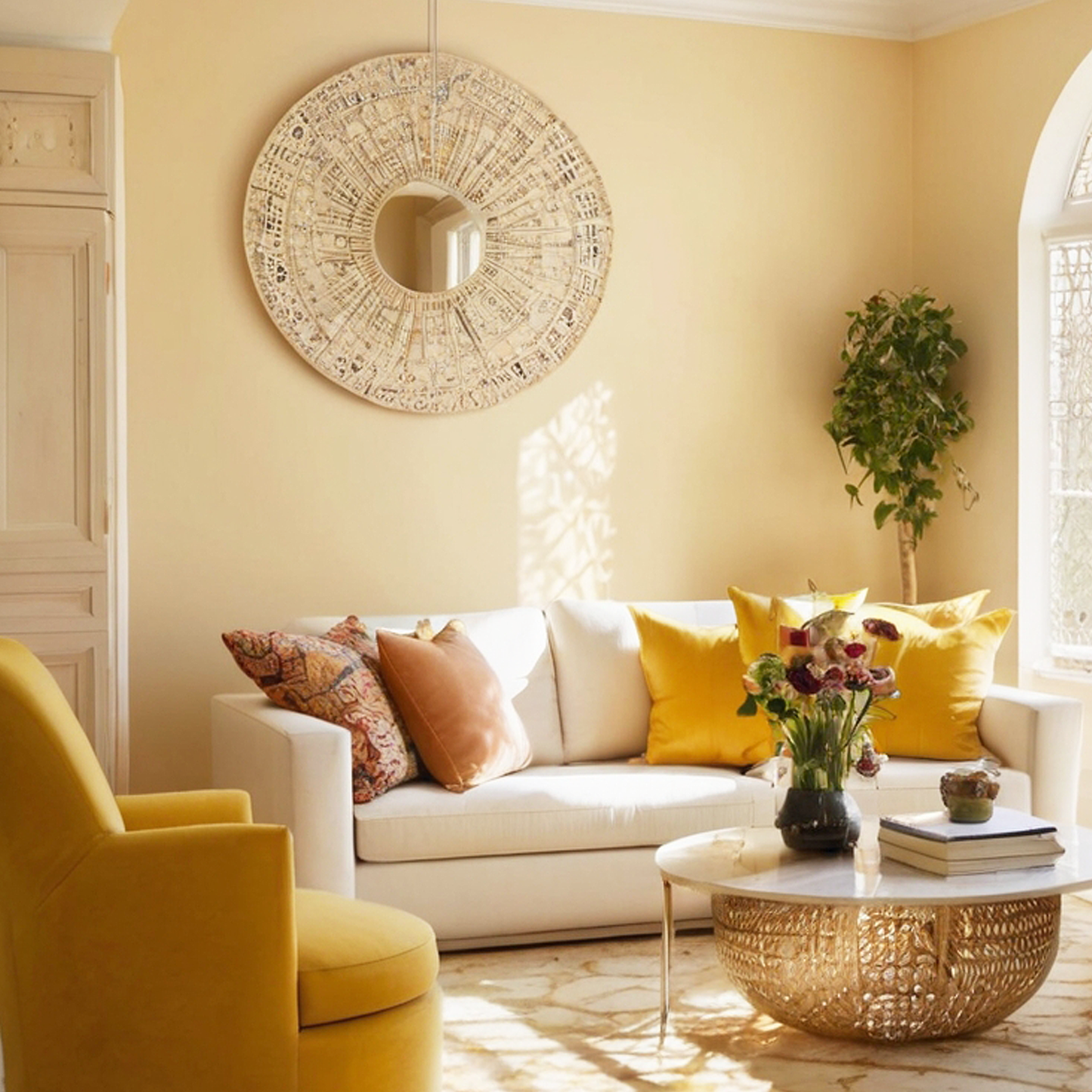 sundress painted living room