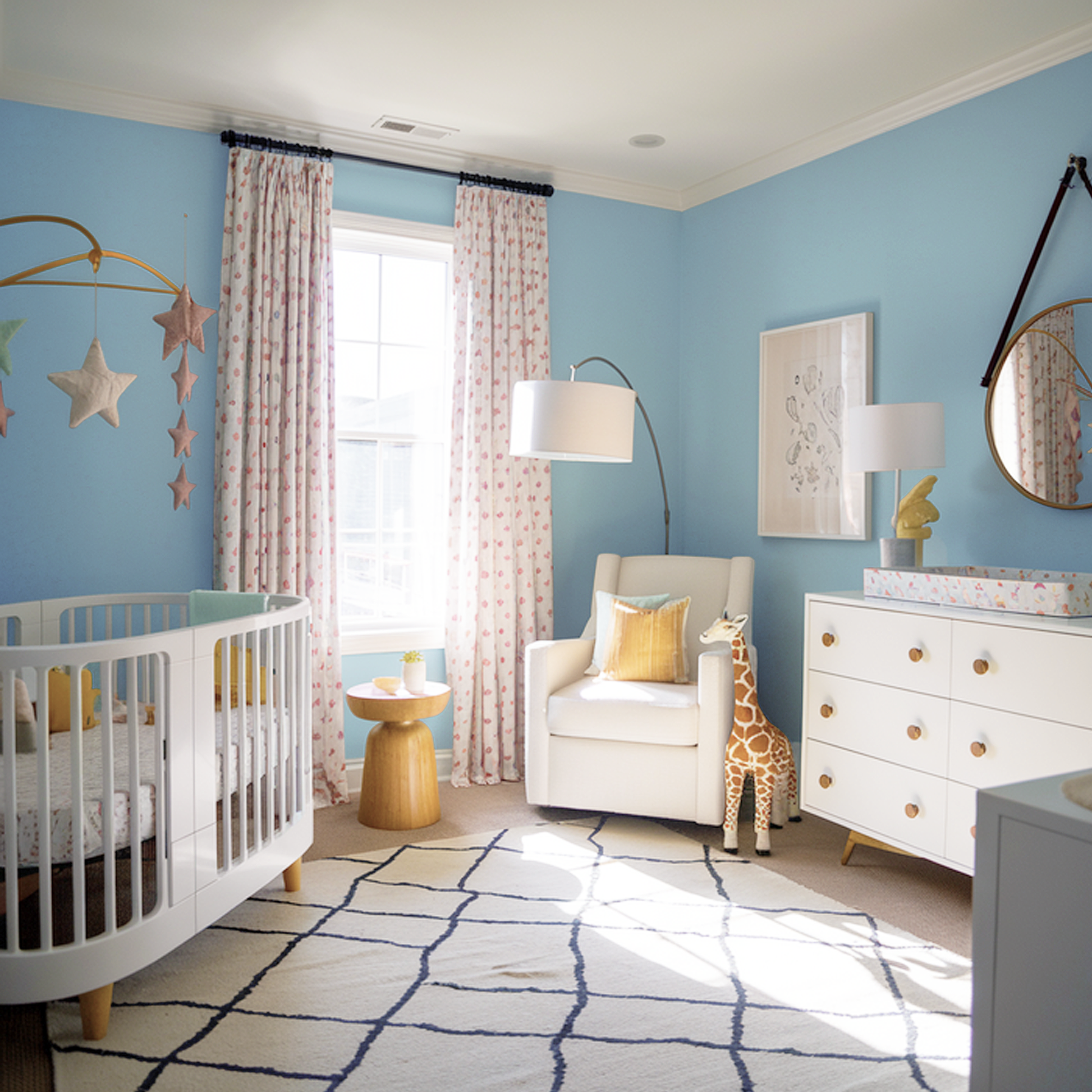 sunrise painted nursery